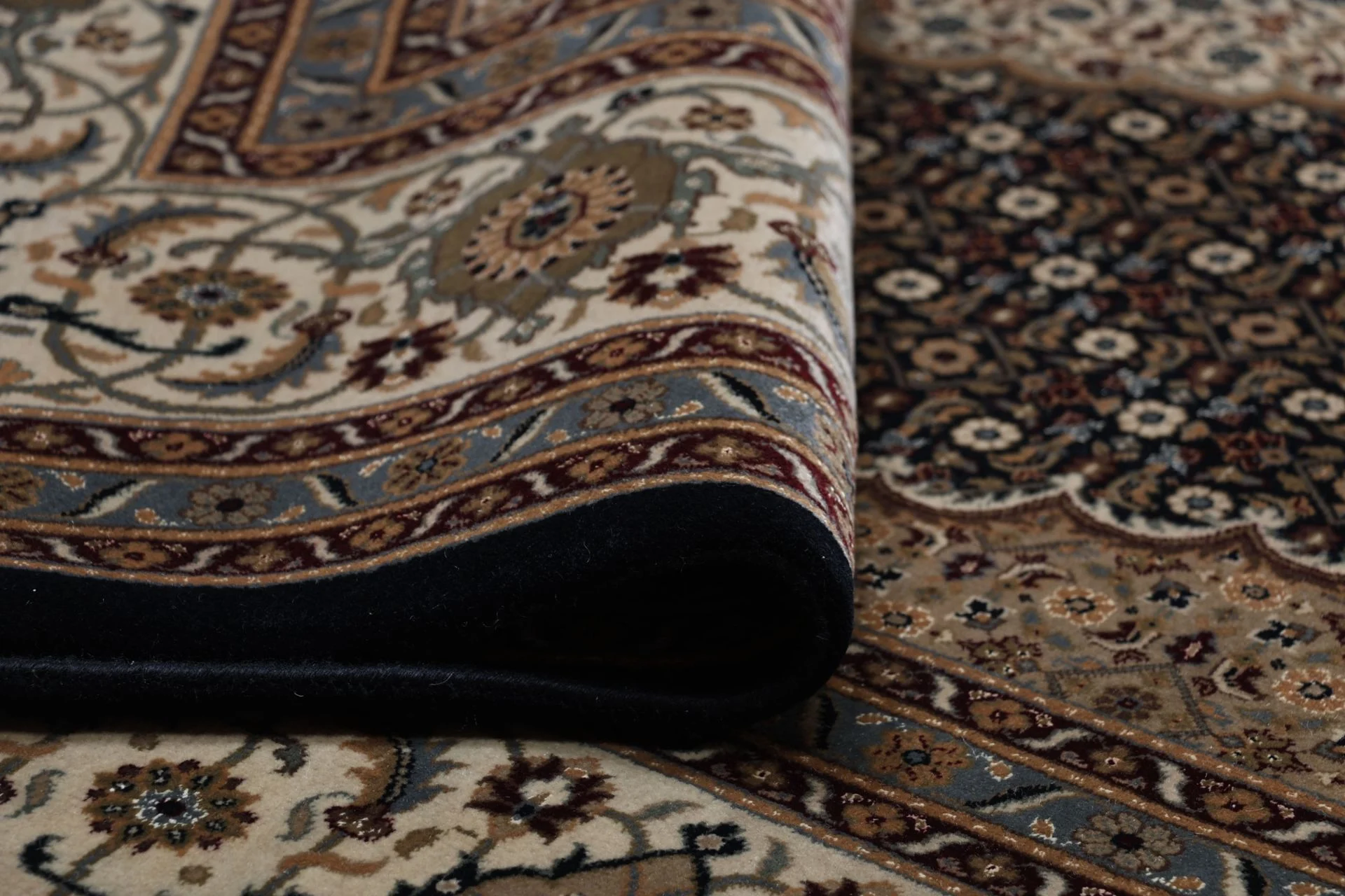 Hand-Knotted Wool Tabriz Indian Rug, 253 × 304 cm