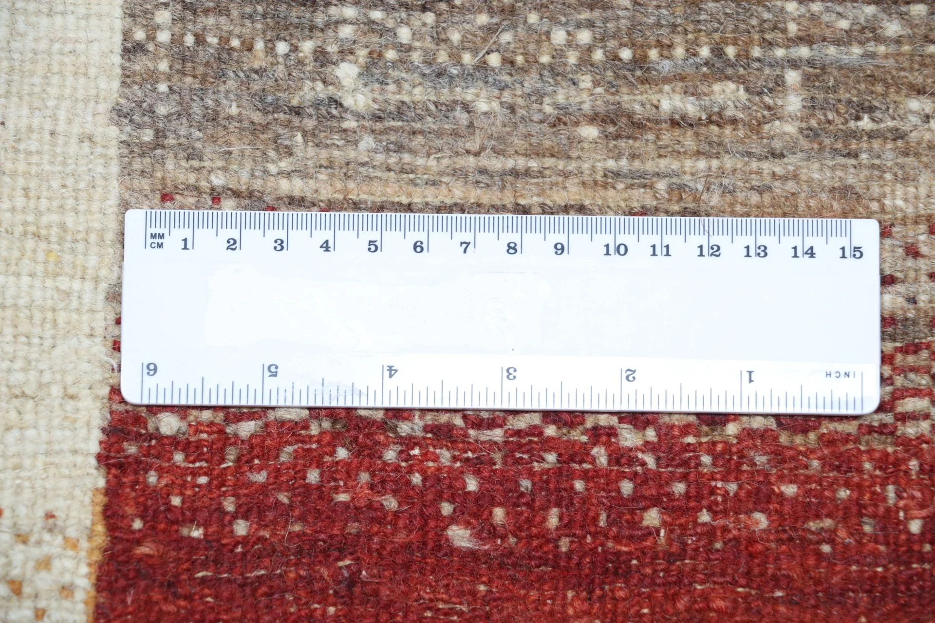 Hand-Knotted Wool Loribaft Indian Rug, 254 × 302 cm