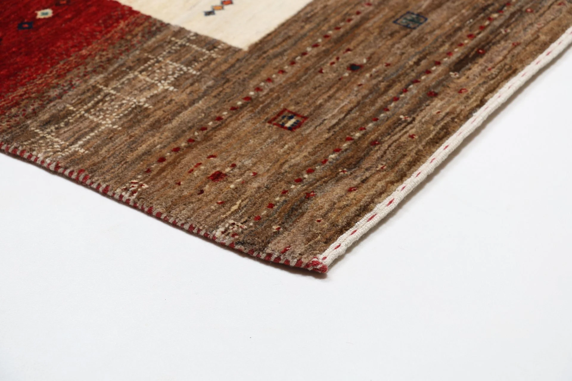 Loribaft Indian Rug — hand-knotted, 258 × 355 cm, Wool