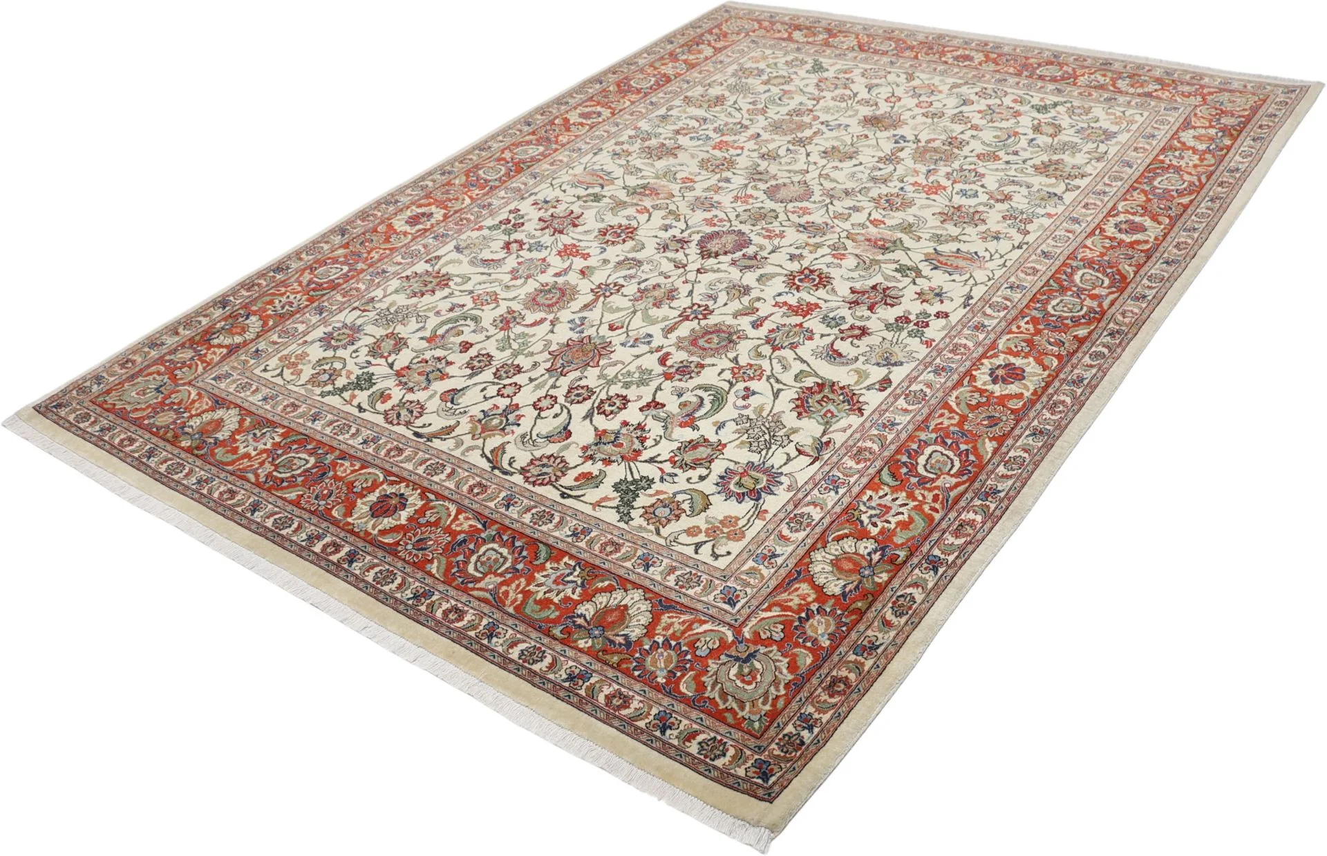 perserteppich-ghom-177-x-244-cm-schurwolle-handgeknupft-2 Hand-Knotted Wool Qom Persian Rug, 177 × 244 cm
