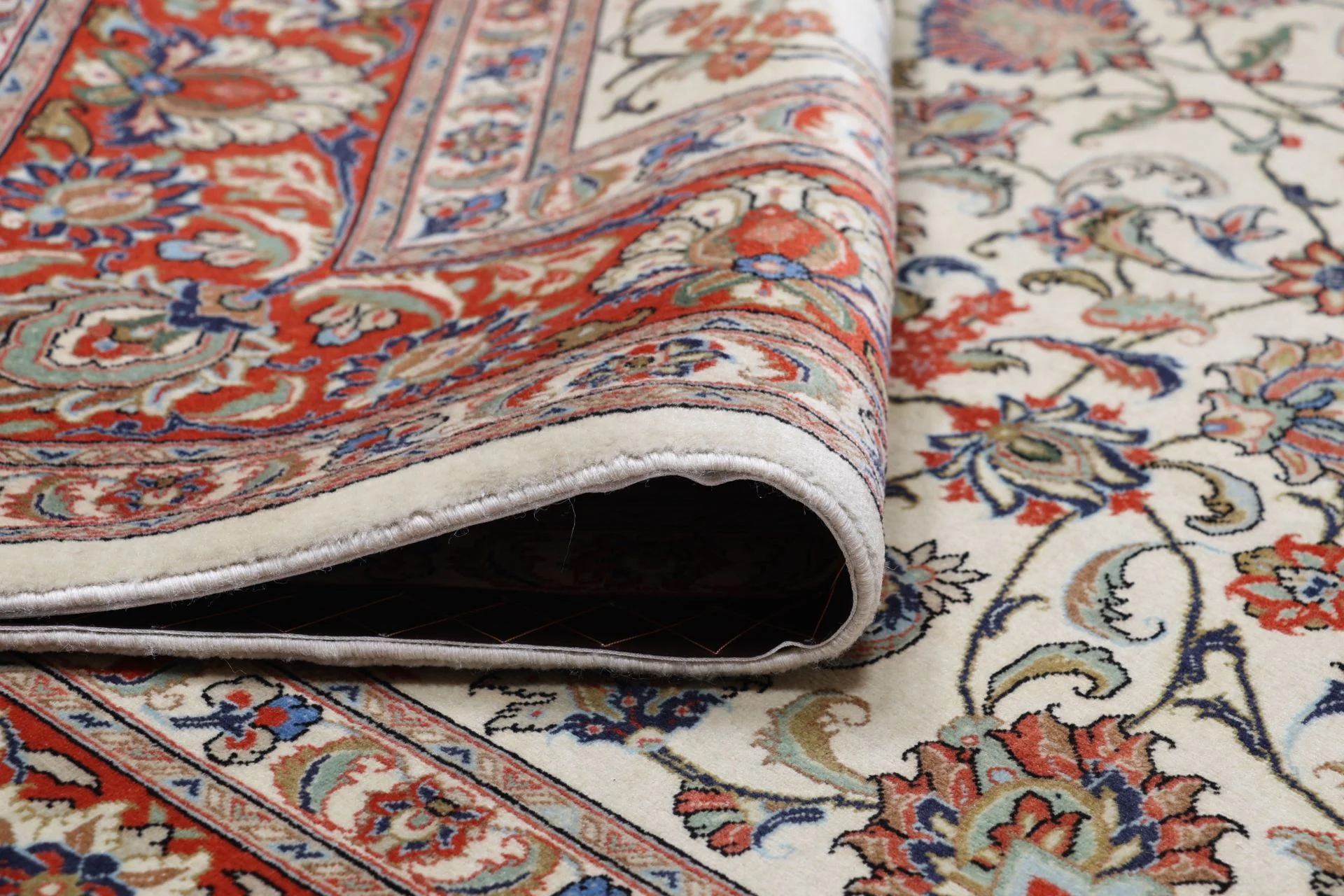 perserteppich-ghom-177-x-244-cm-schurwolle-handgeknupft-9 Hand-Knotted Wool Qom Persian Rug, 177 × 244 cm