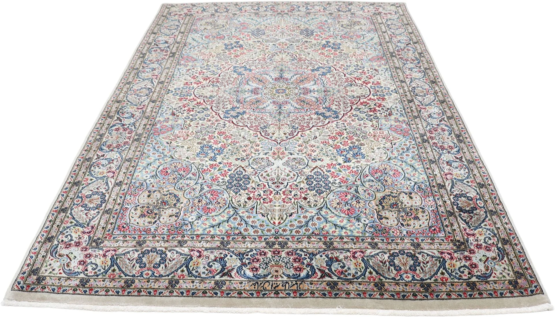 perserteppich-kirman-163-x-245-cm-schurwolle-seide-handgeknupft-10 Kerman Persian Rug — hand-knotted, 163 × 245 cm, Wool & Silk