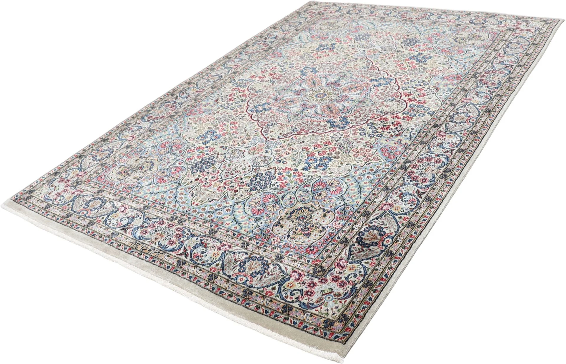 perserteppich-kirman-163-x-245-cm-schurwolle-seide-handgeknupft-12 Kerman Persian Rug — hand-knotted, 163 × 245 cm, Wool & Silk