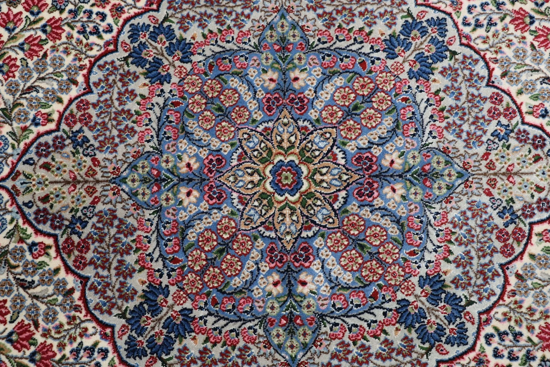 perserteppich-kirman-163-x-245-cm-schurwolle-seide-handgeknupft-19 Kerman Persian Rug — hand-knotted, 163 × 245 cm, Wool & Silk