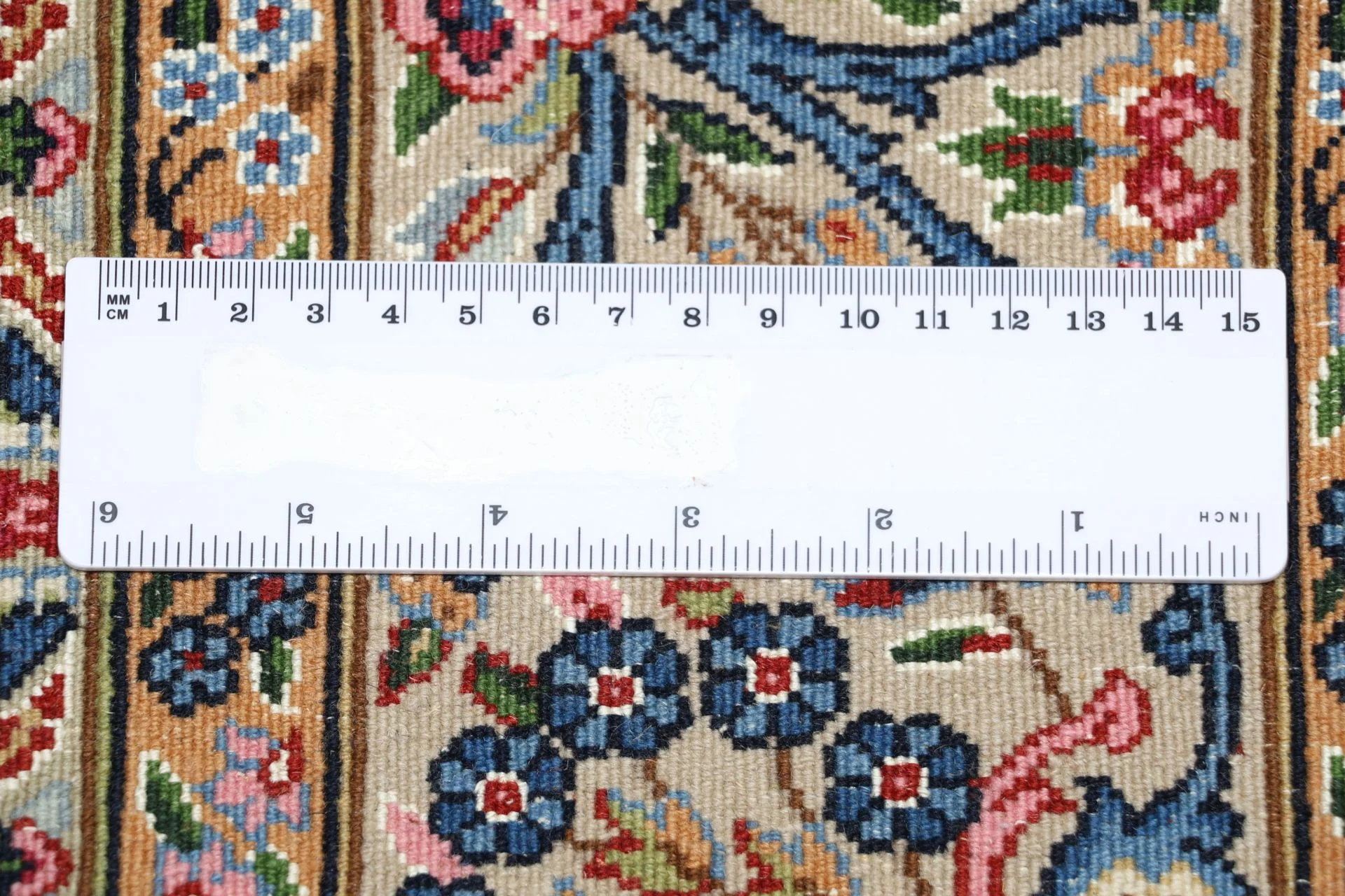 perserteppich-kirman-163-x-245-cm-schurwolle-seide-handgeknupft-21 Kerman Persian Rug — hand-knotted, 163 × 245 cm, Wool & Silk