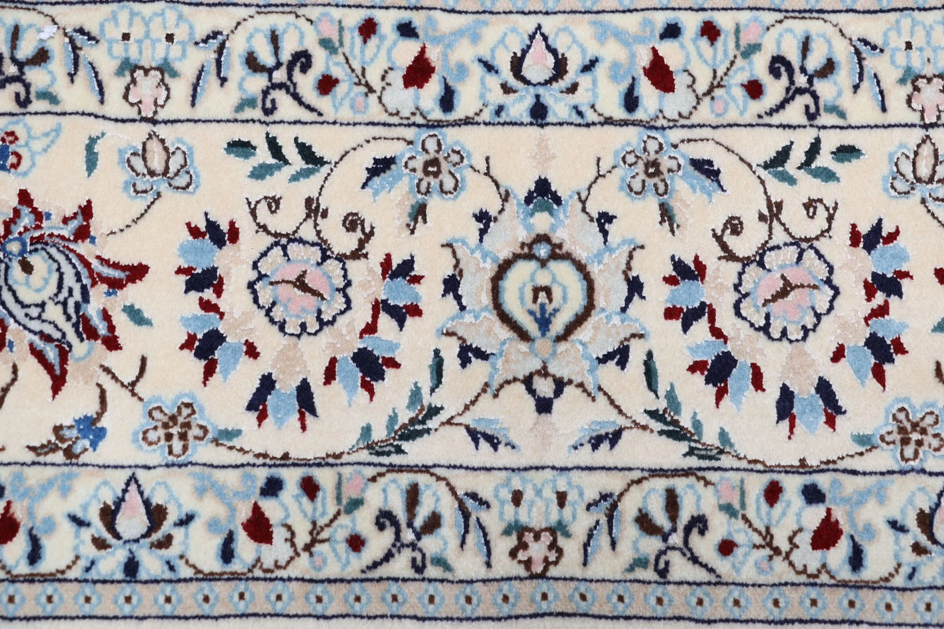 Nain Persian Rug 160 × 242 cm, Wool & Silk, hand-knotted
