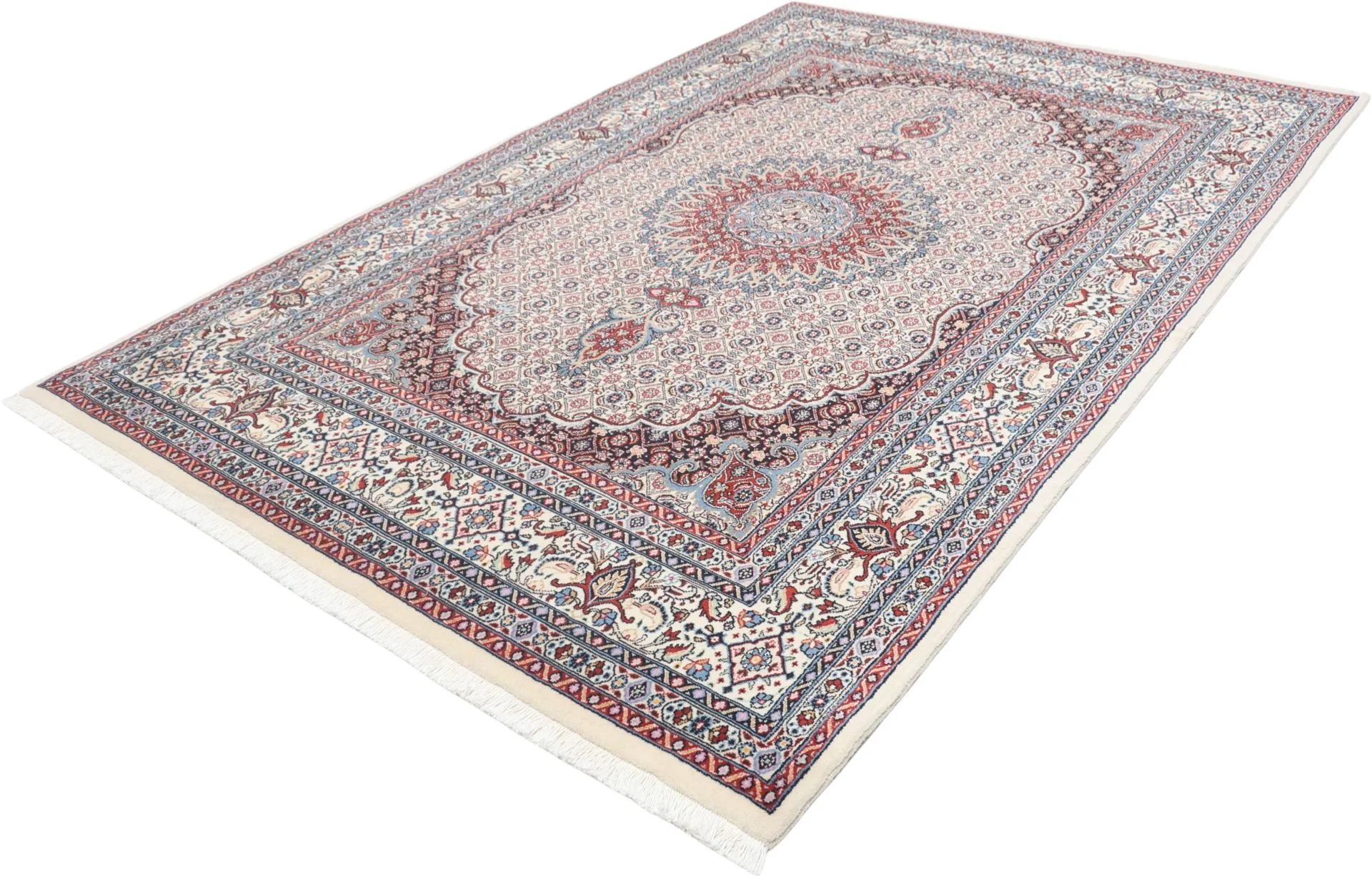 Moud Persian Rug 165 × 245 cm, Wool, hand-knotted