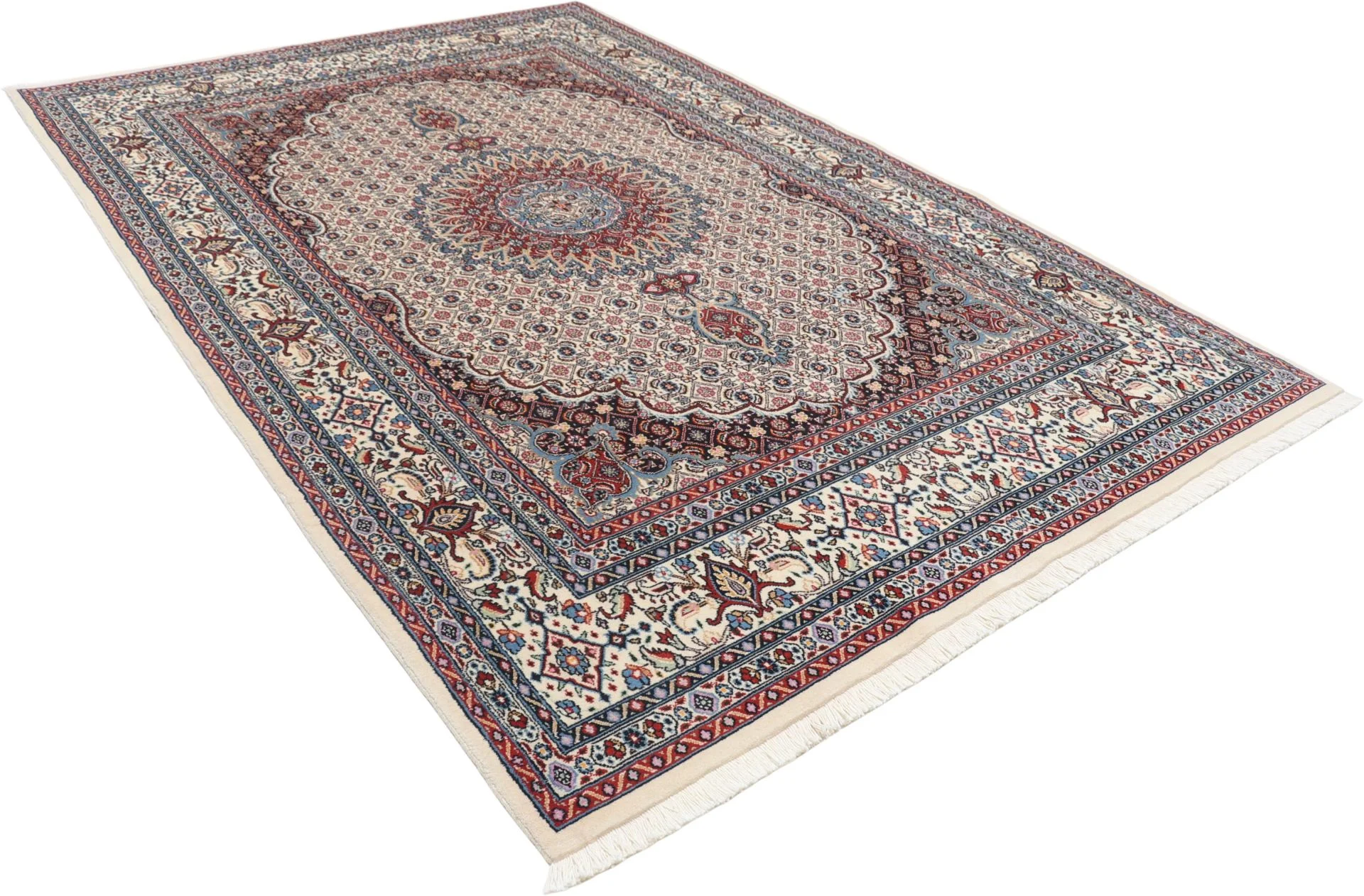 Moud Persian Rug 165 × 245 cm, Wool, hand-knotted