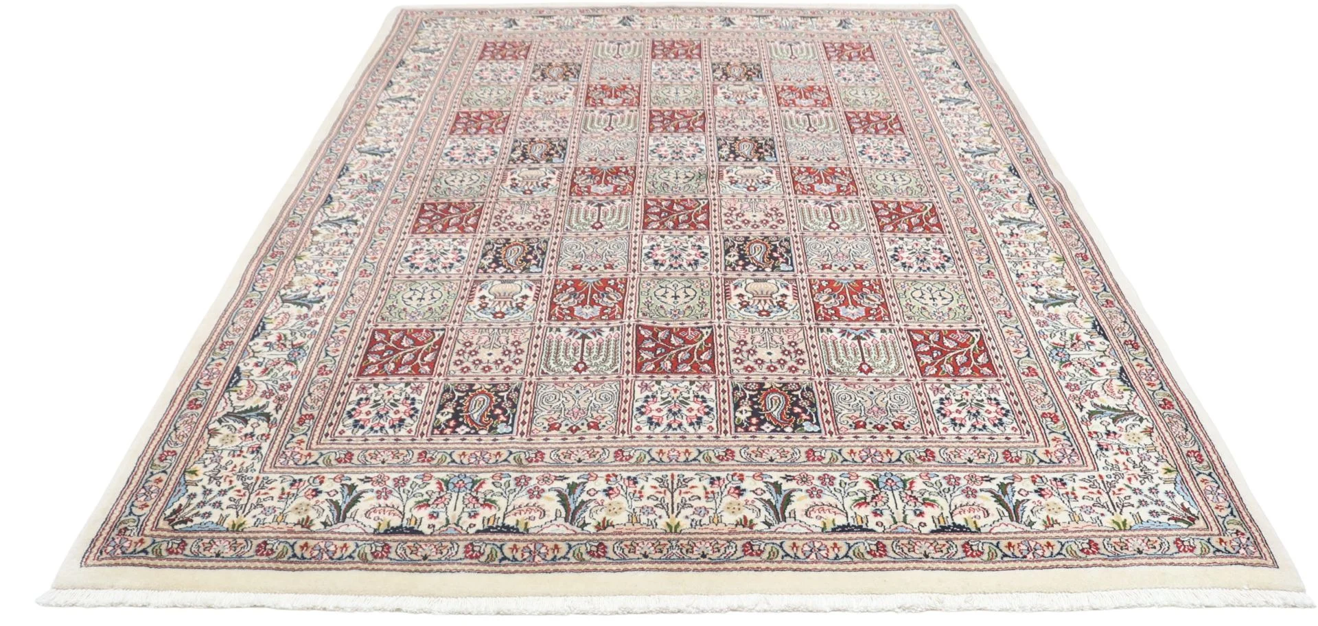 Moud Persian Rug 175 × 238 cm, Wool, hand-knotted