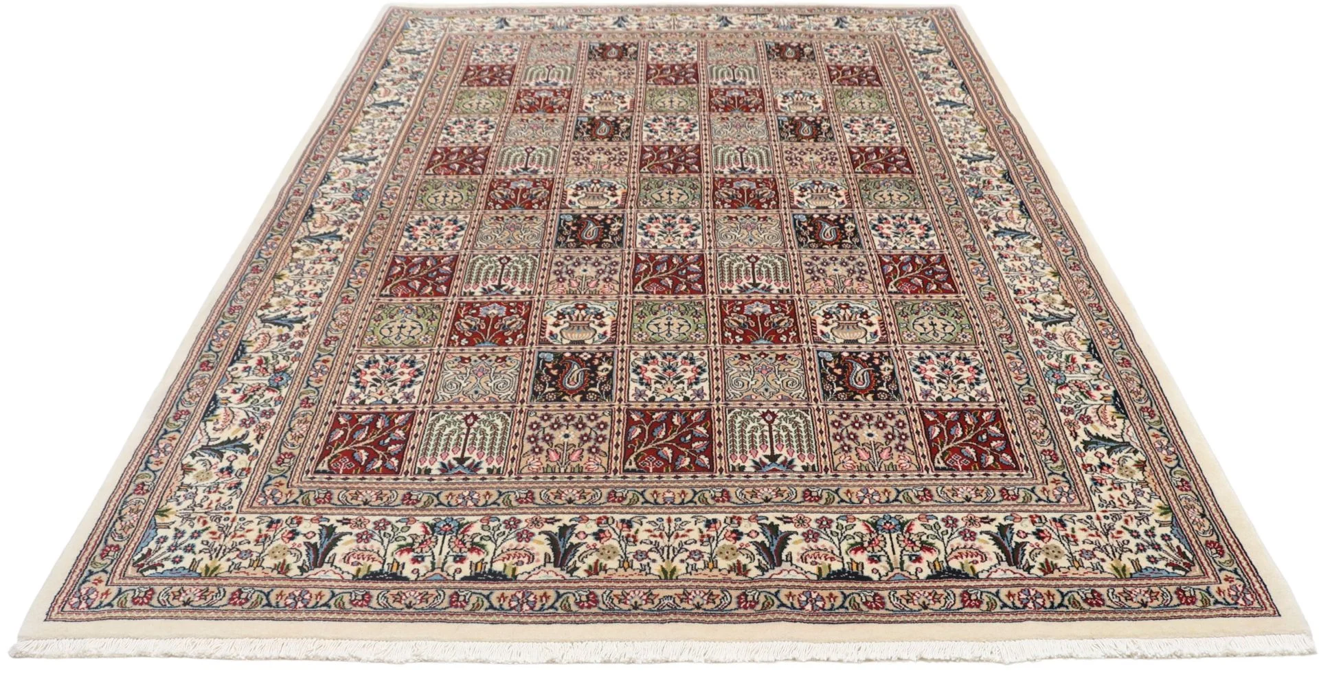 Moud Persian Rug 175 × 238 cm, Wool, hand-knotted