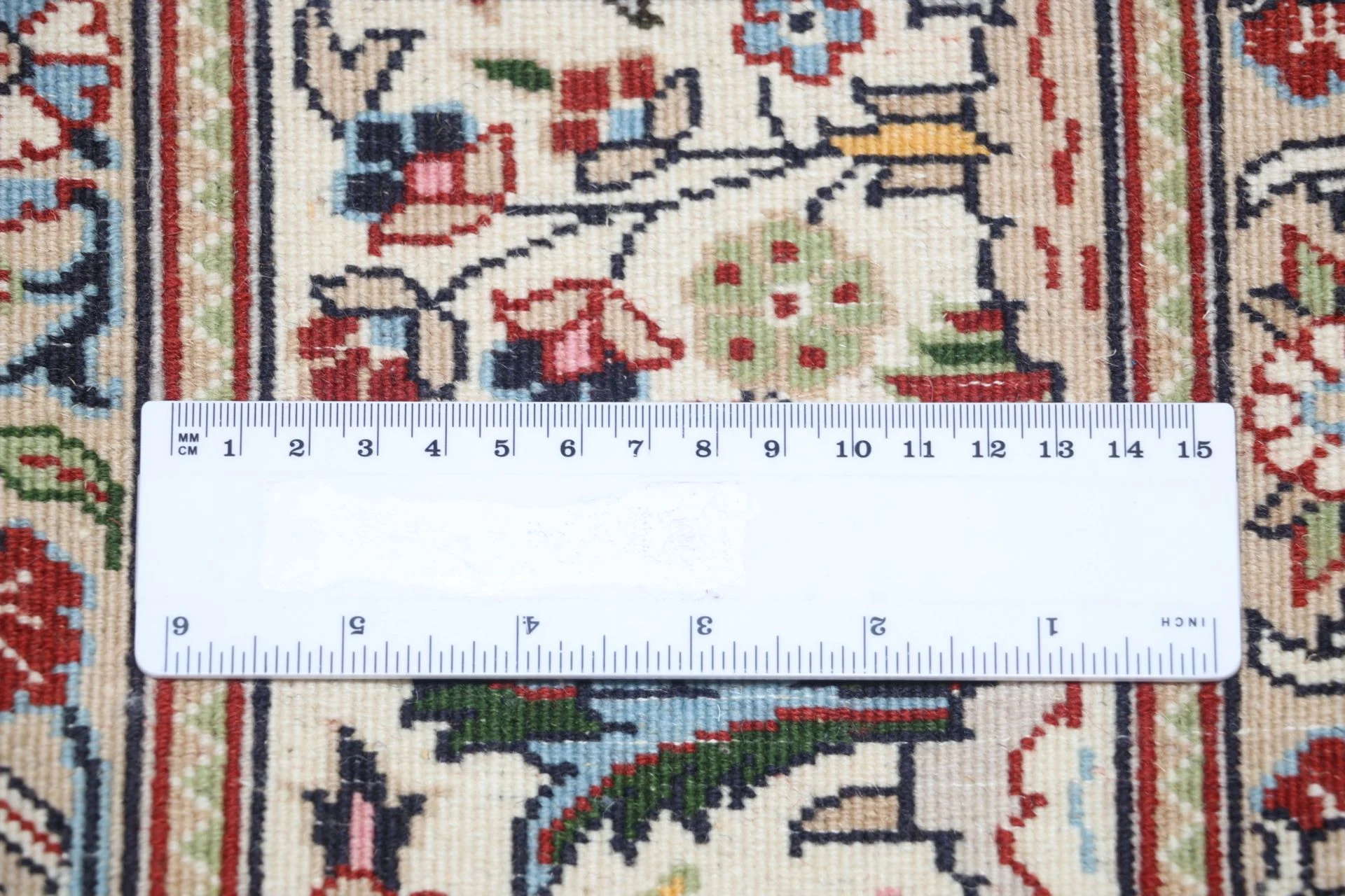 Moud Persian Rug 175 × 238 cm, Wool, hand-knotted