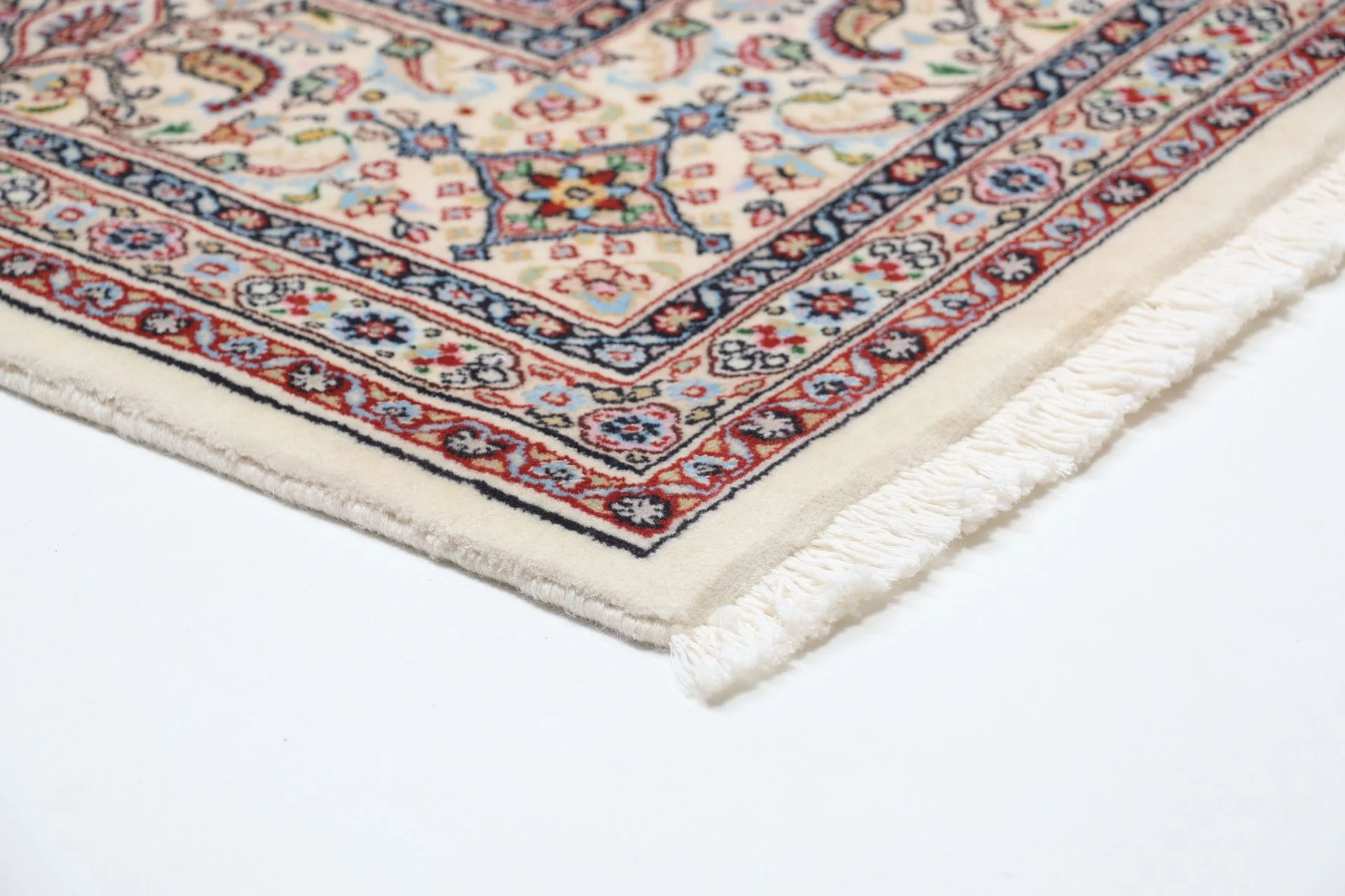 Hand-Knotted Wool Moud Persian Rug, 170 × 244 cm