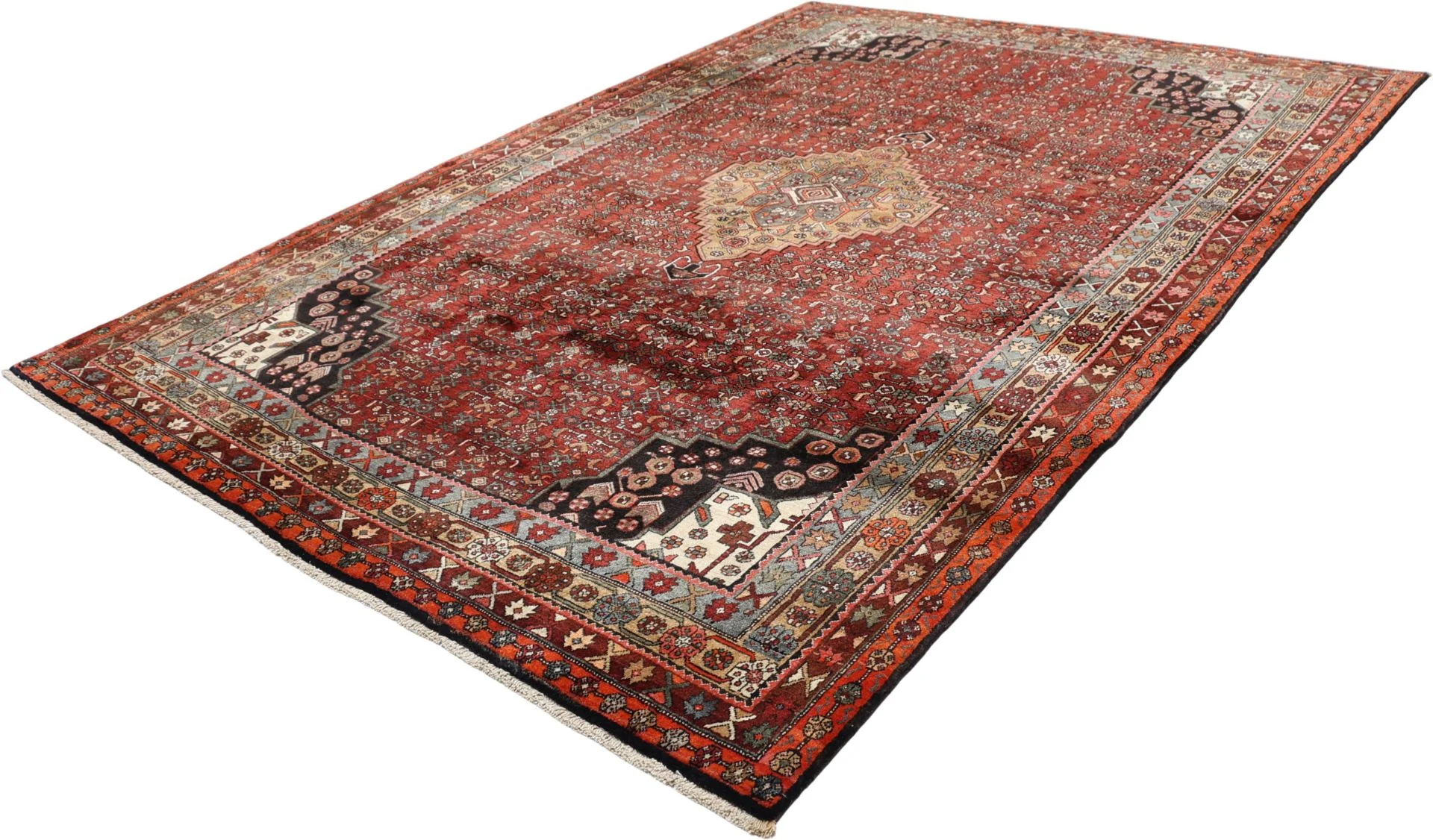 Bijar Persian Rug — hand-knotted, 203 × 300 cm, Wool