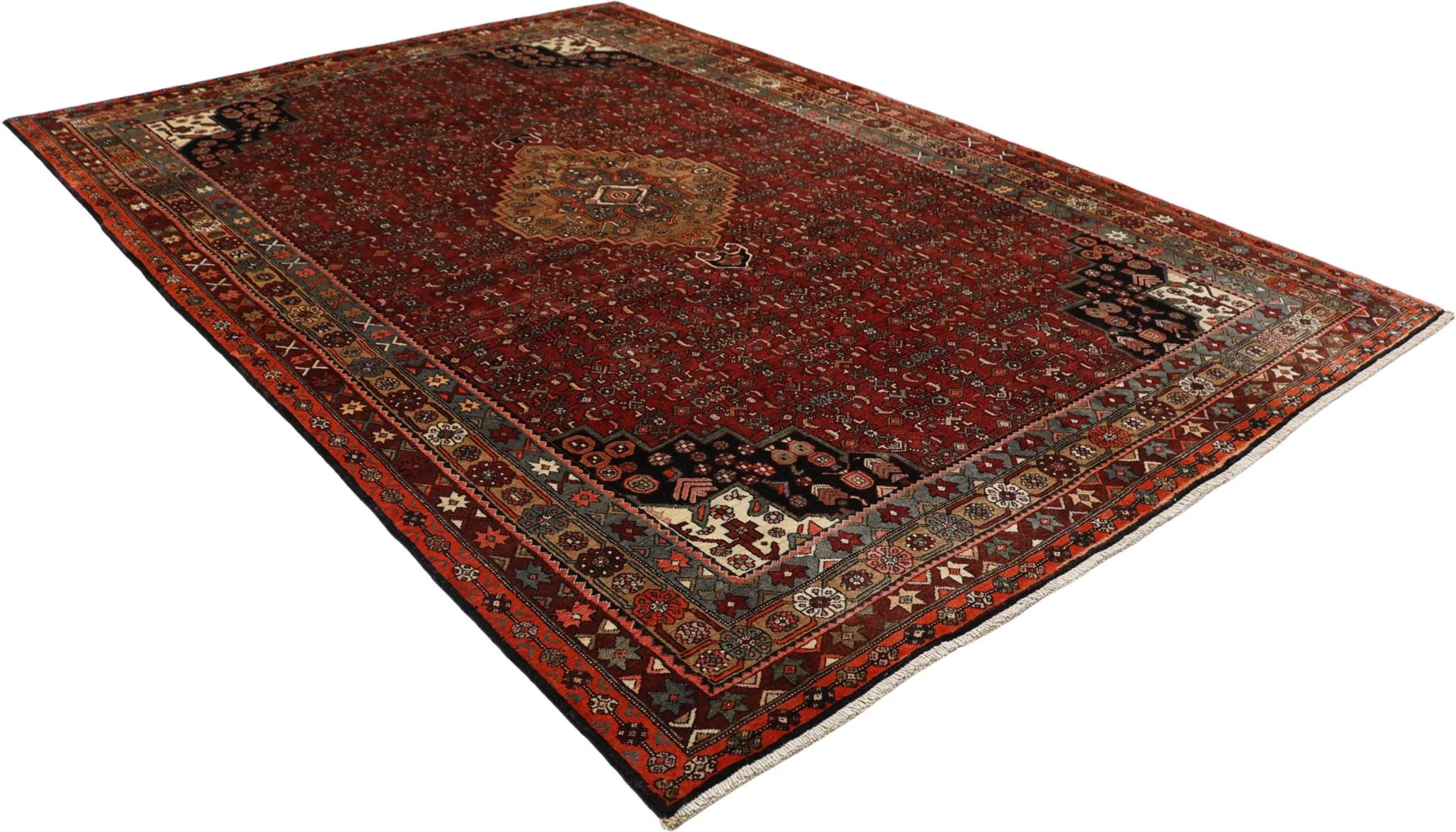 Bijar Persian Rug — hand-knotted, 203 × 300 cm, Wool