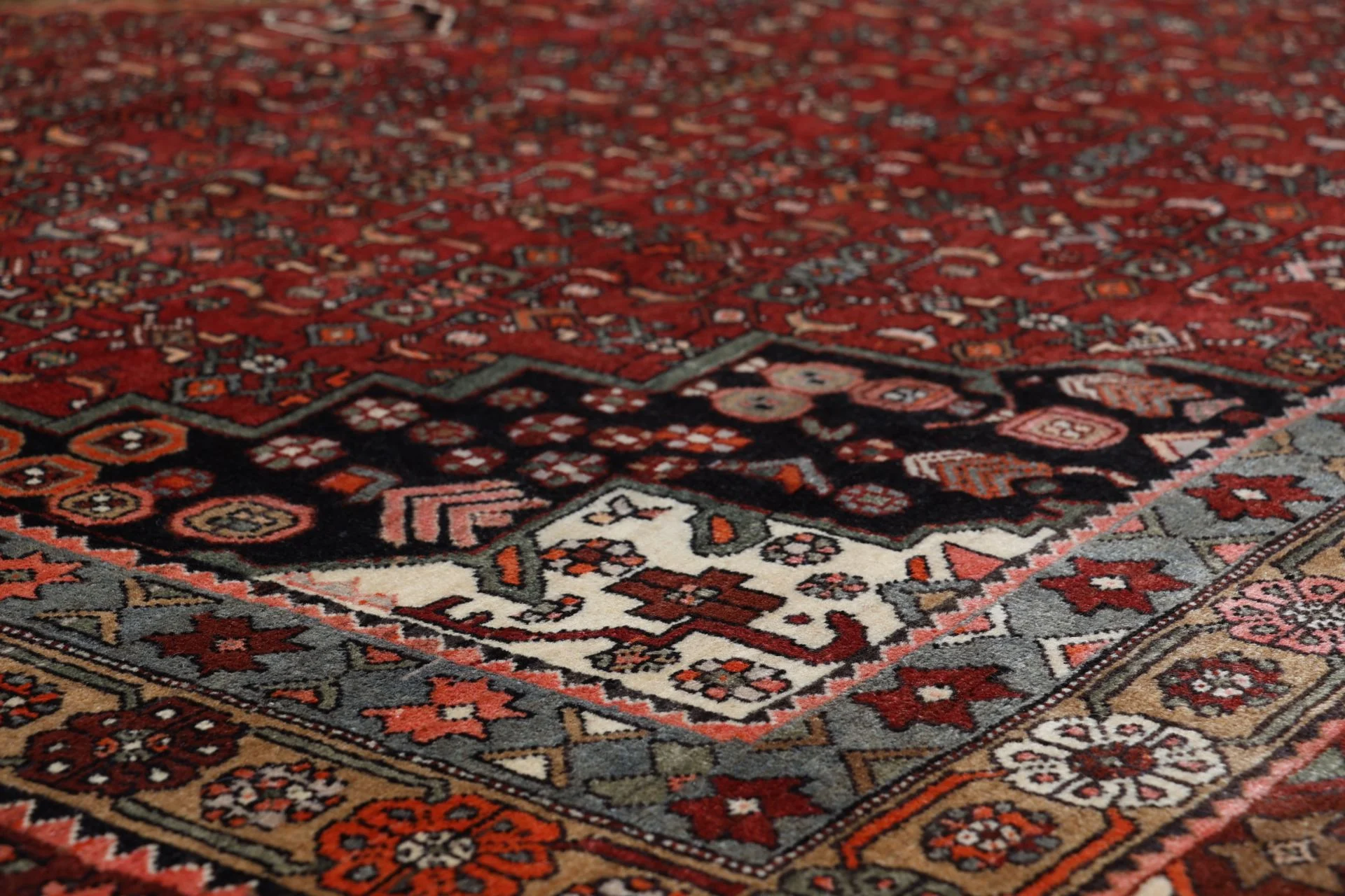 Bijar Persian Rug — hand-knotted, 203 × 300 cm, Wool