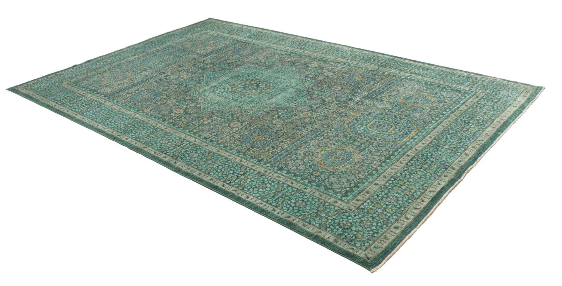 orientteppich-mamluk-202-x-307-cm-schurwolle-handgeknupft-12 Hand-Knotted Wool Mamluk Pakistani Rug, 202 × 307 cm