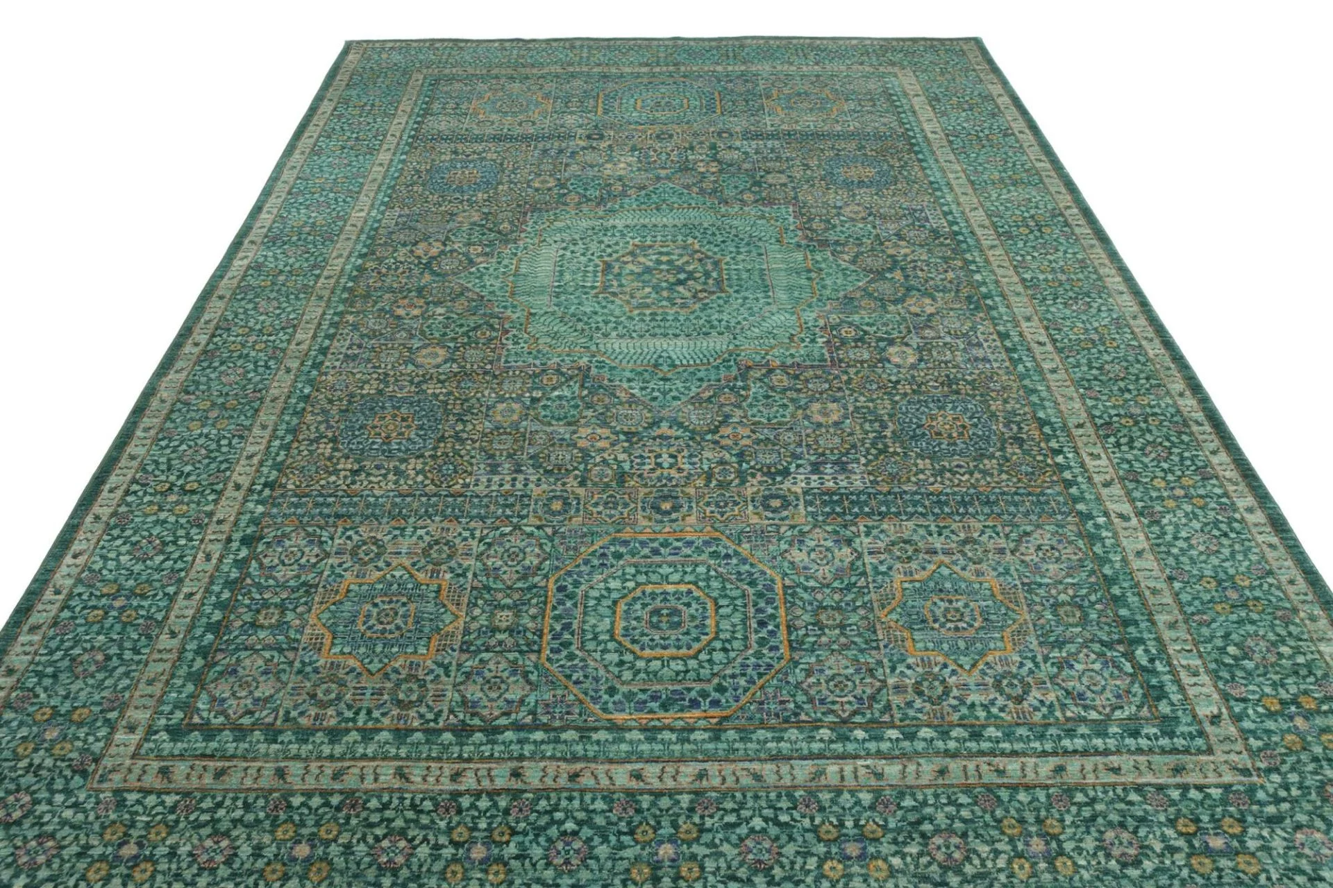 orientteppich-mamluk-202-x-307-cm-schurwolle-handgeknupft-14 Hand-Knotted Wool Mamluk Pakistani Rug, 202 × 307 cm