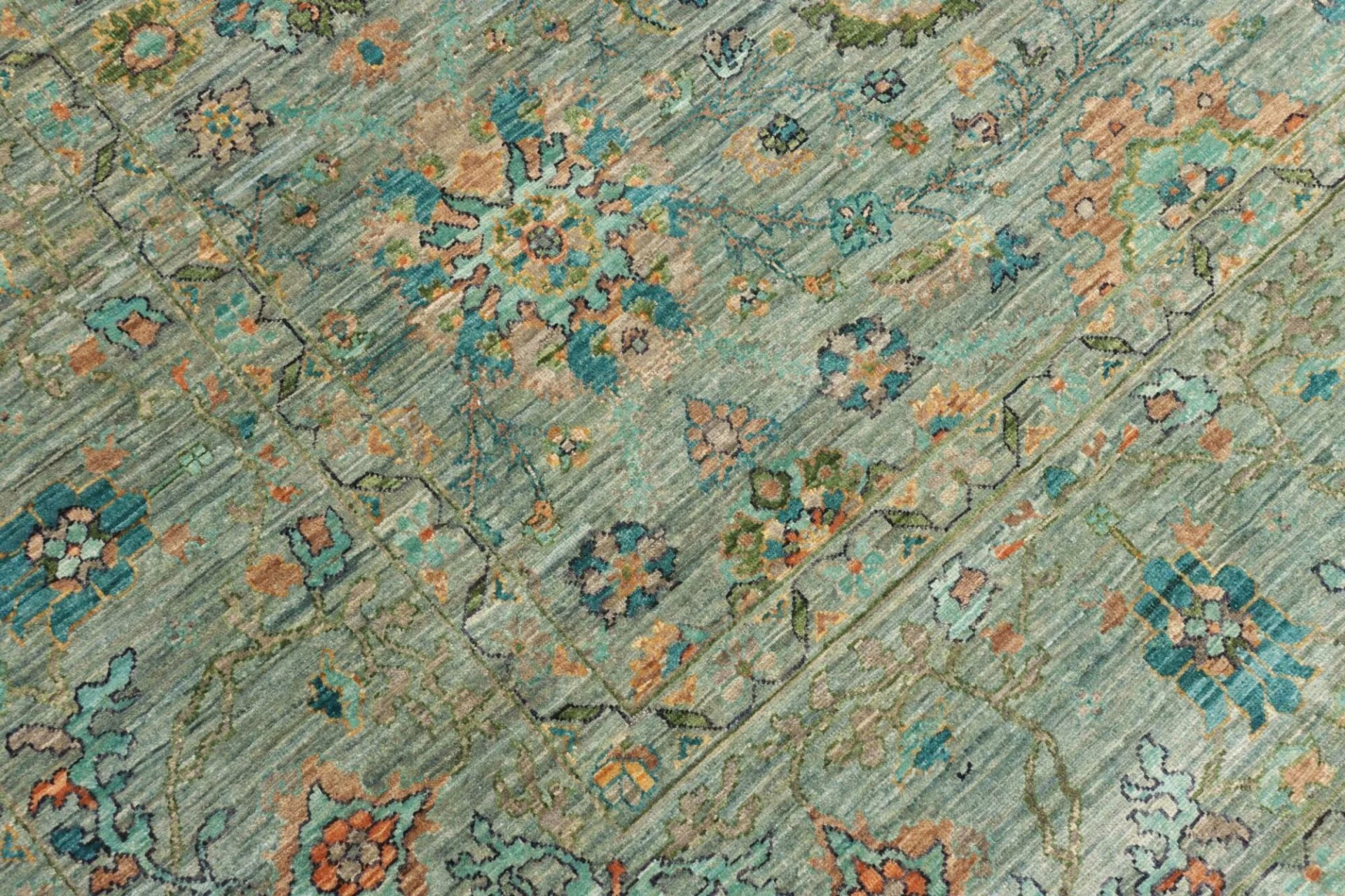 Samarkand Pakistani Rug 248 × 299 cm, Wool, hand-knotted