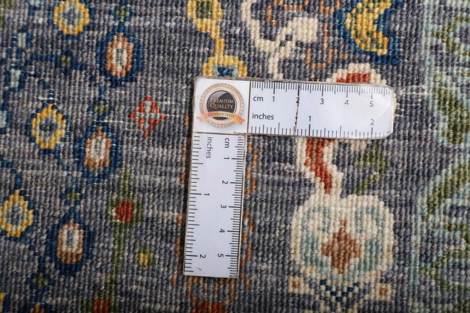 Hand-Knotted Wool Samarkand Pakistani Rug, 248 × 308 cm