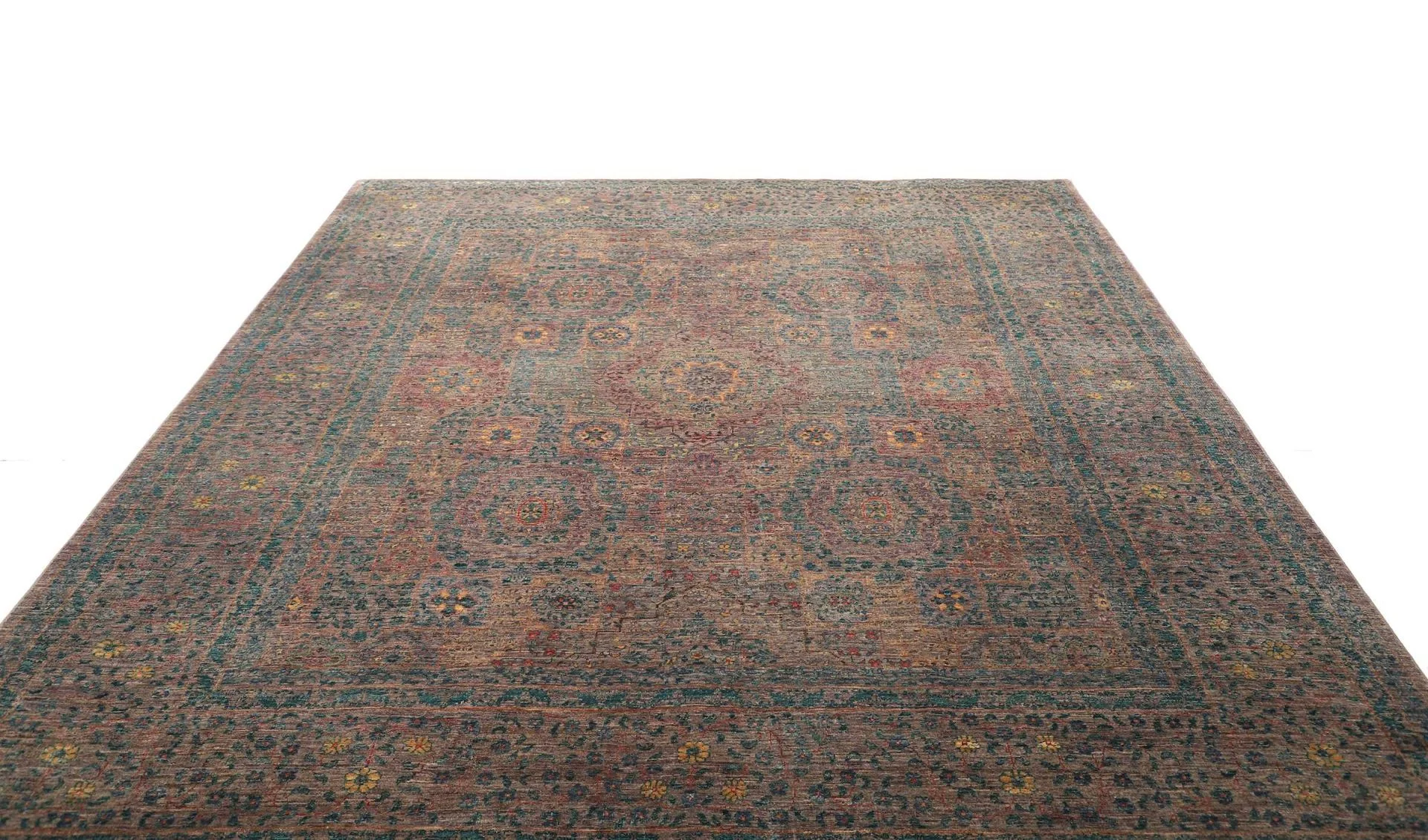 Mamluk Pakistani Rug 255 × 300 cm, Wool, hand-knotted