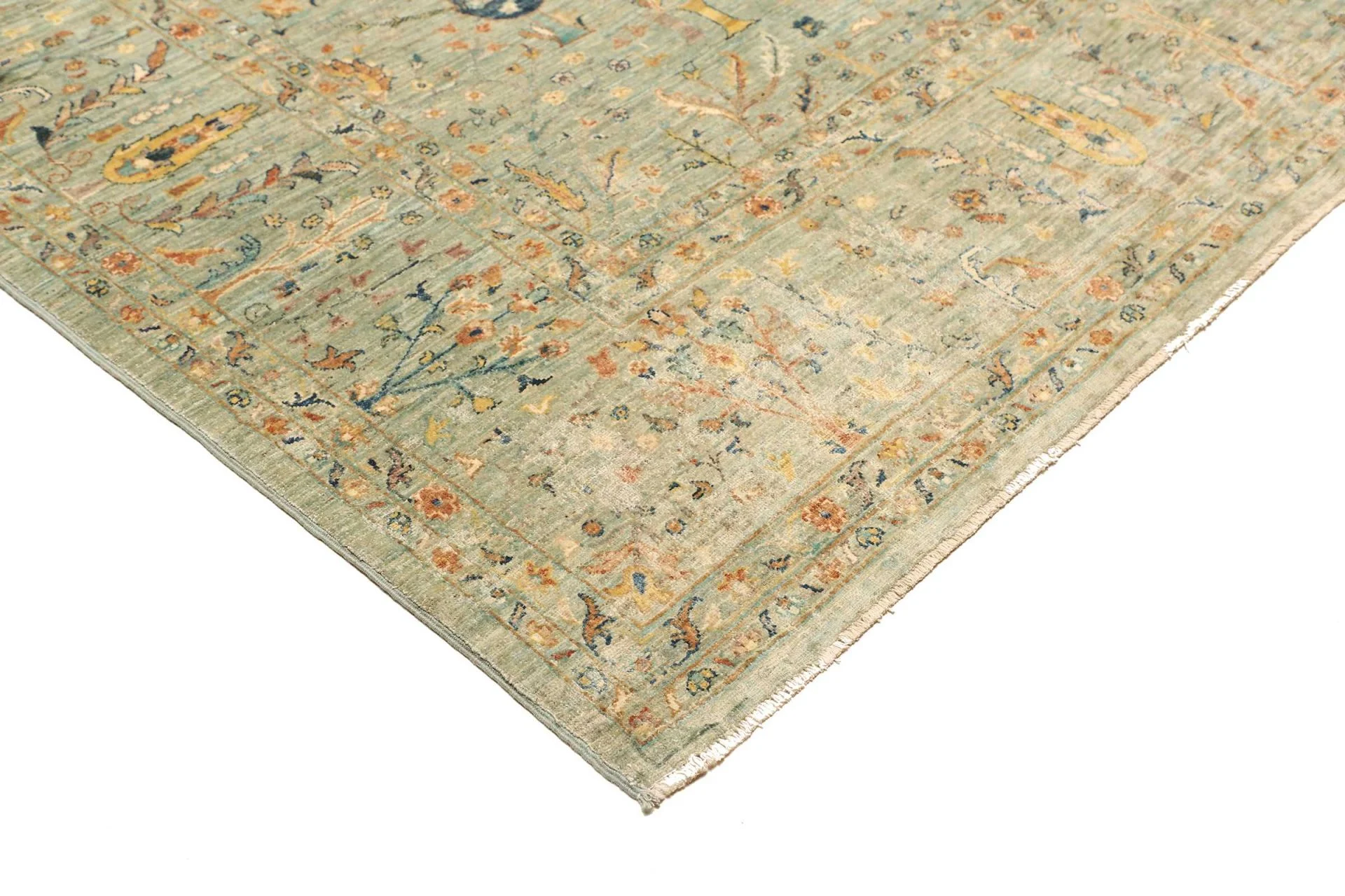 Samarkand Pakistani Rug — hand-knotted, 244 × 303 cm, Wool