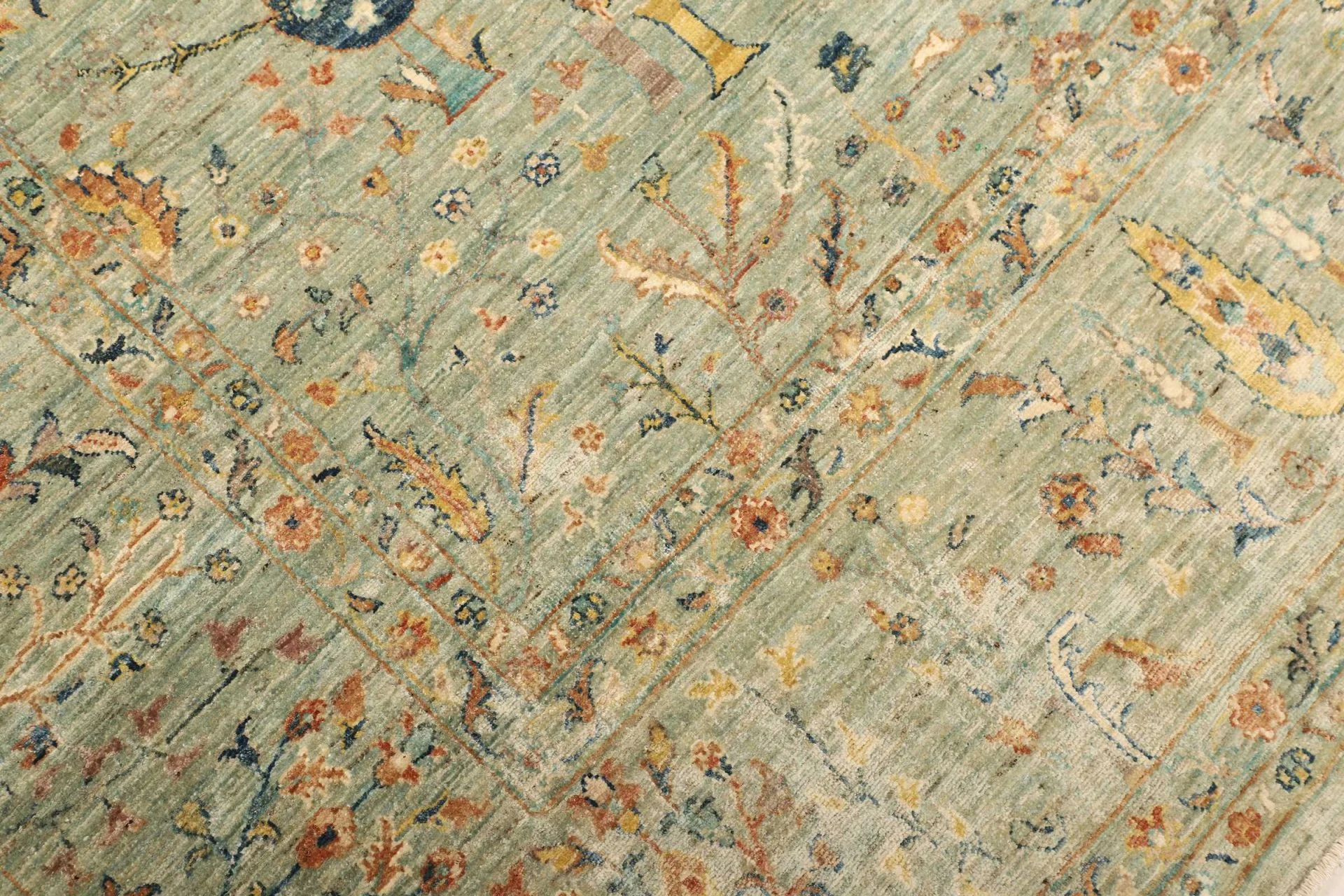 Samarkand Pakistani Rug — hand-knotted, 244 × 303 cm, Wool