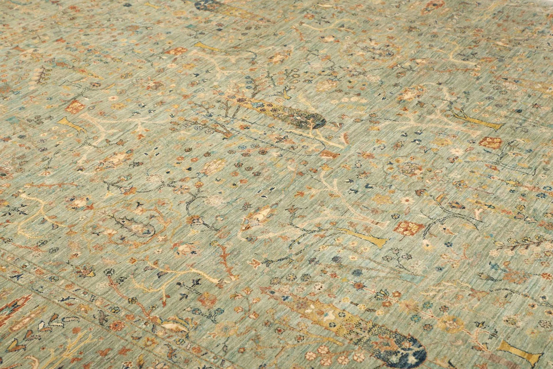 Samarkand Pakistani Rug — hand-knotted, 244 × 303 cm, Wool
