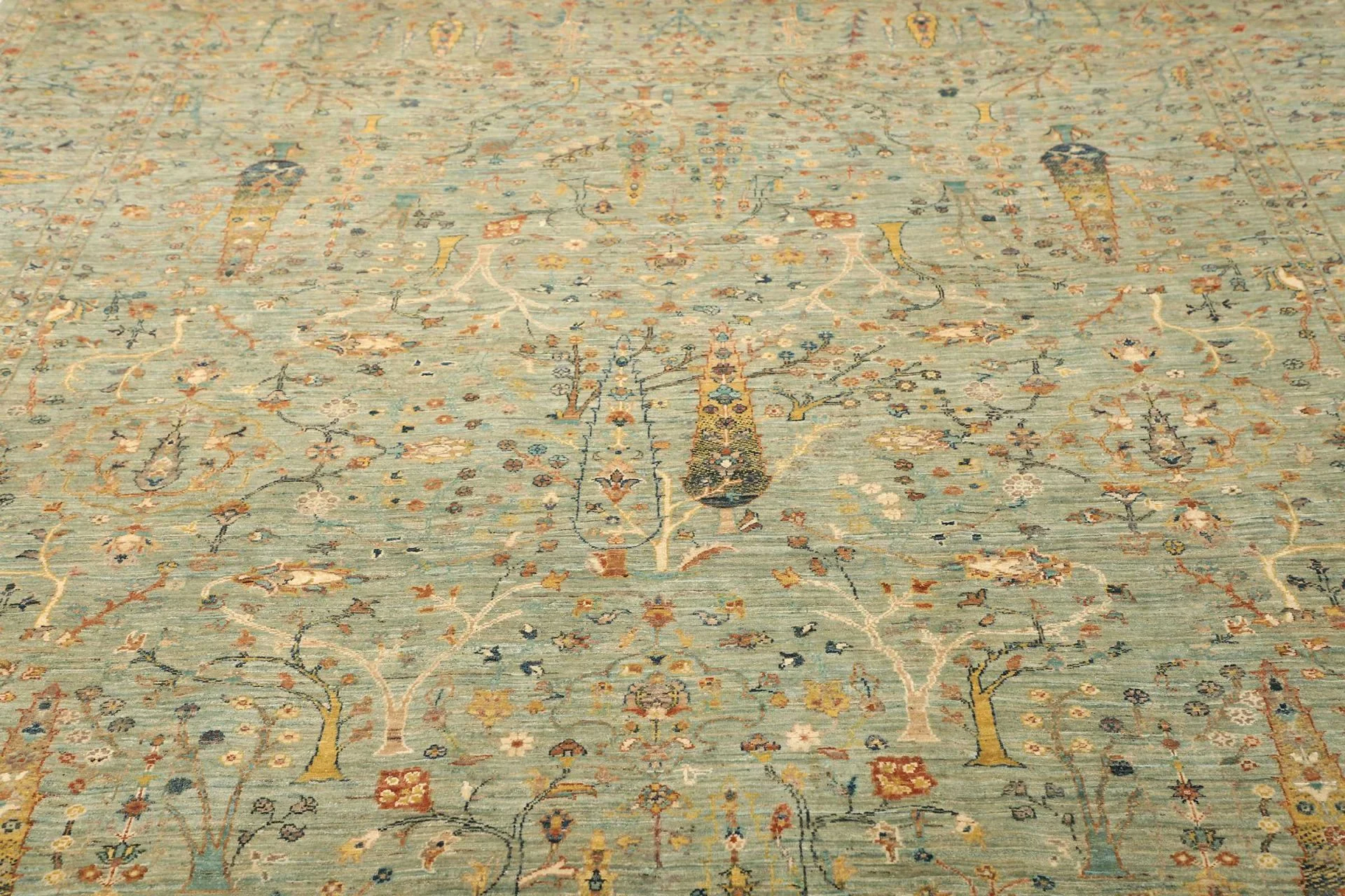 Samarkand Pakistani Rug — hand-knotted, 244 × 303 cm, Wool