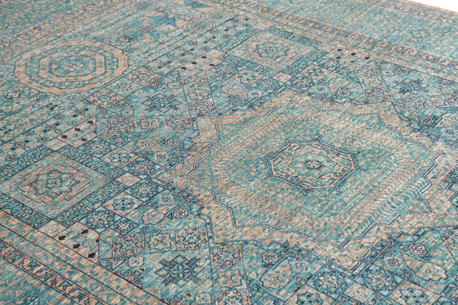 orientteppich-mamluk-208-x-304-cm-schurwolle-handgeknupft-braun-15 Mamluk Pakistani Rug — hand-knotted, 208 × 304 cm, Wool
