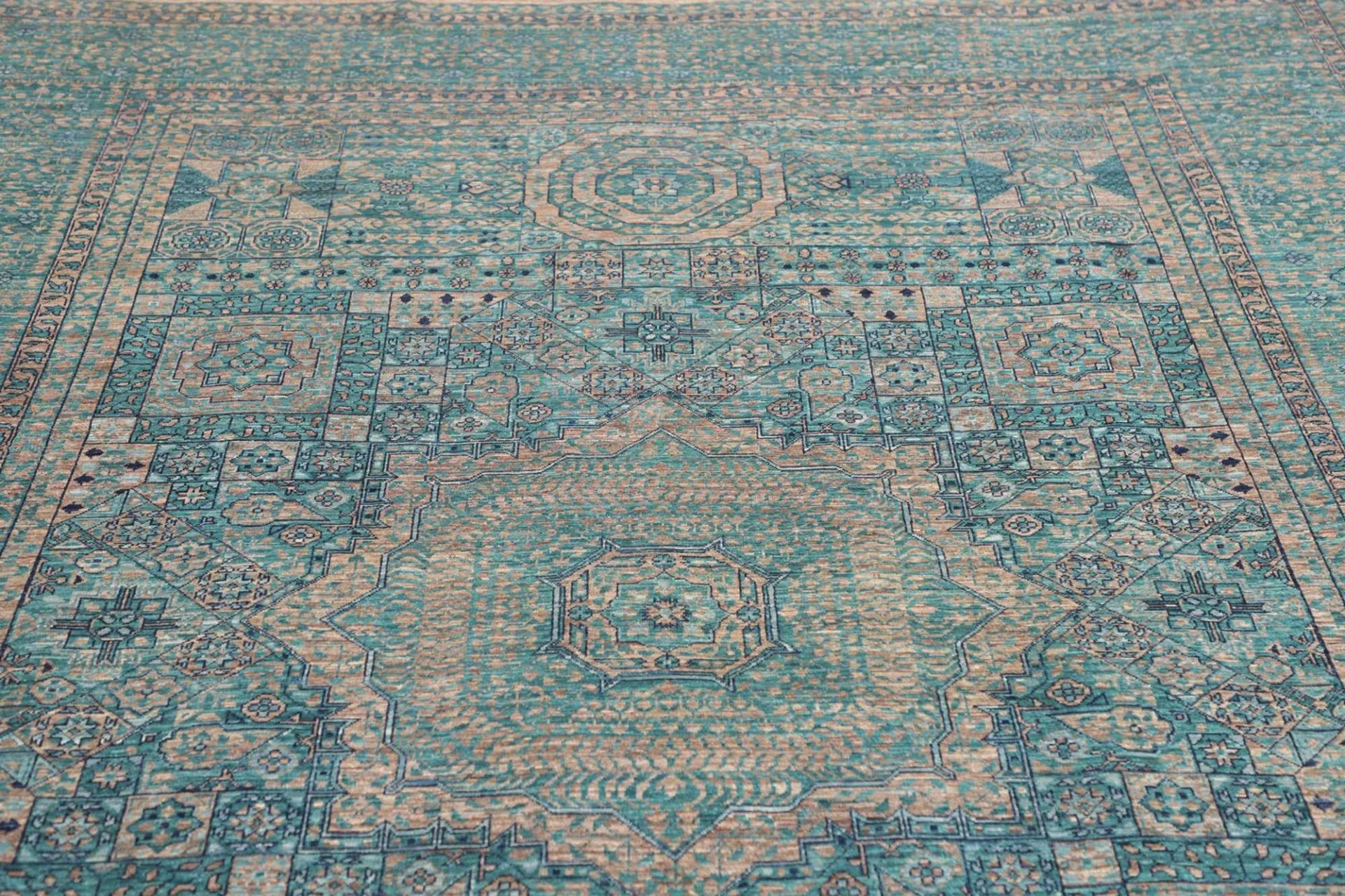 orientteppich-mamluk-208-x-304-cm-schurwolle-handgeknupft-braun-17 Mamluk Pakistani Rug — hand-knotted, 208 × 304 cm, Wool