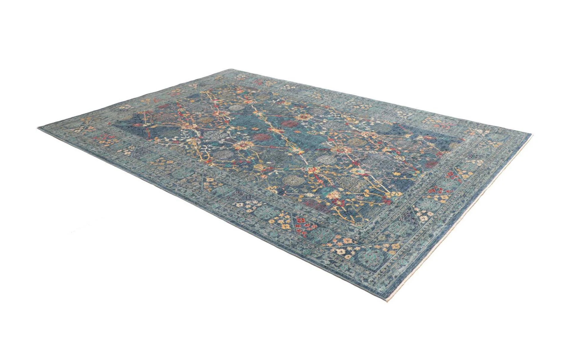 Samarkand Pakistani Rug 203 × 296 cm, Wool, hand-knotted