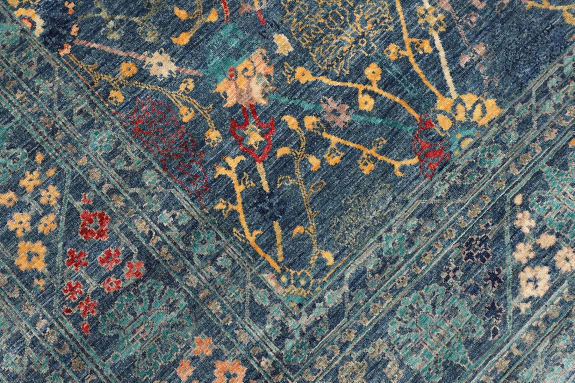 Samarkand Pakistani Rug 203 × 296 cm, Wool, hand-knotted