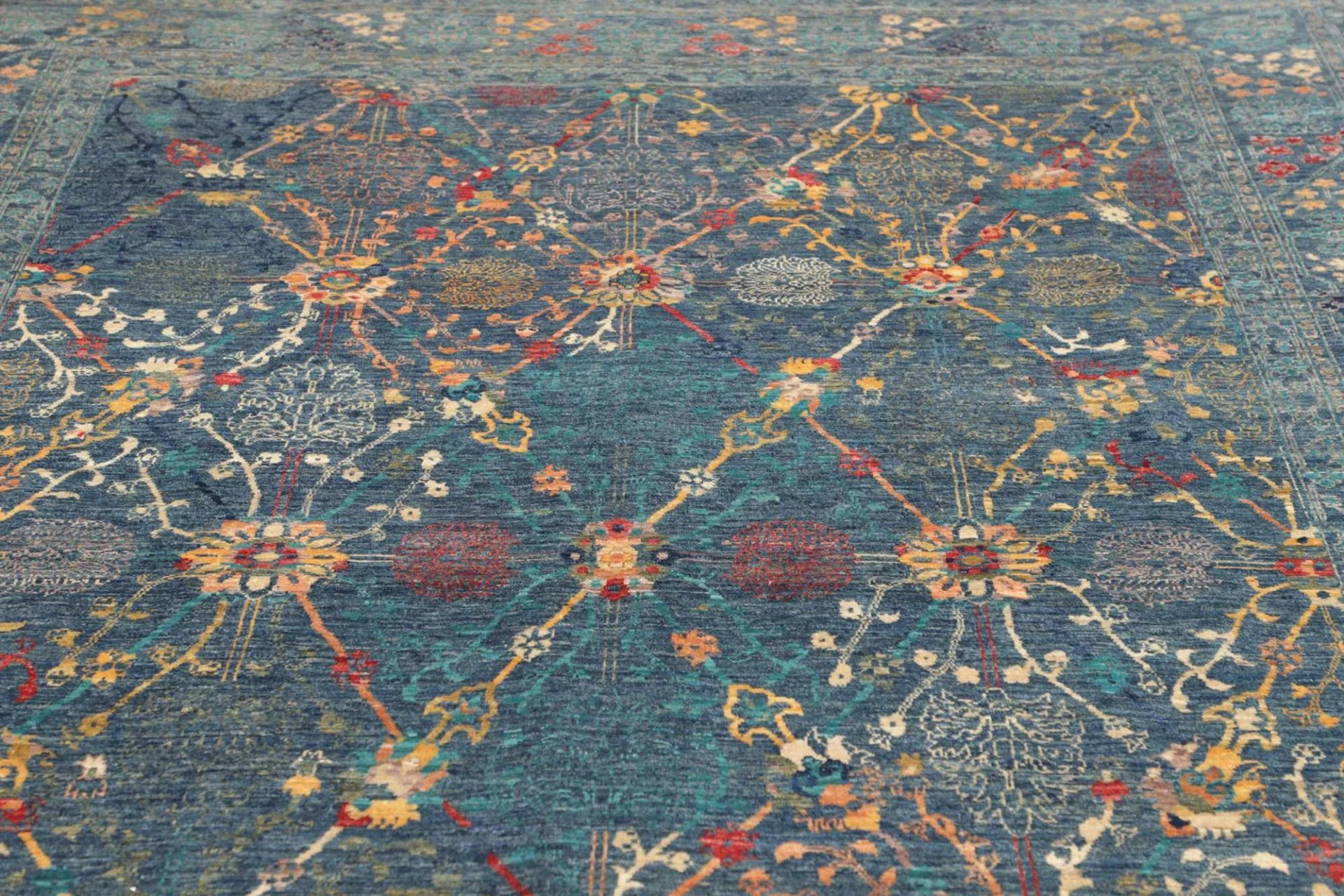 Samarkand Pakistani Rug 203 × 296 cm, Wool, hand-knotted