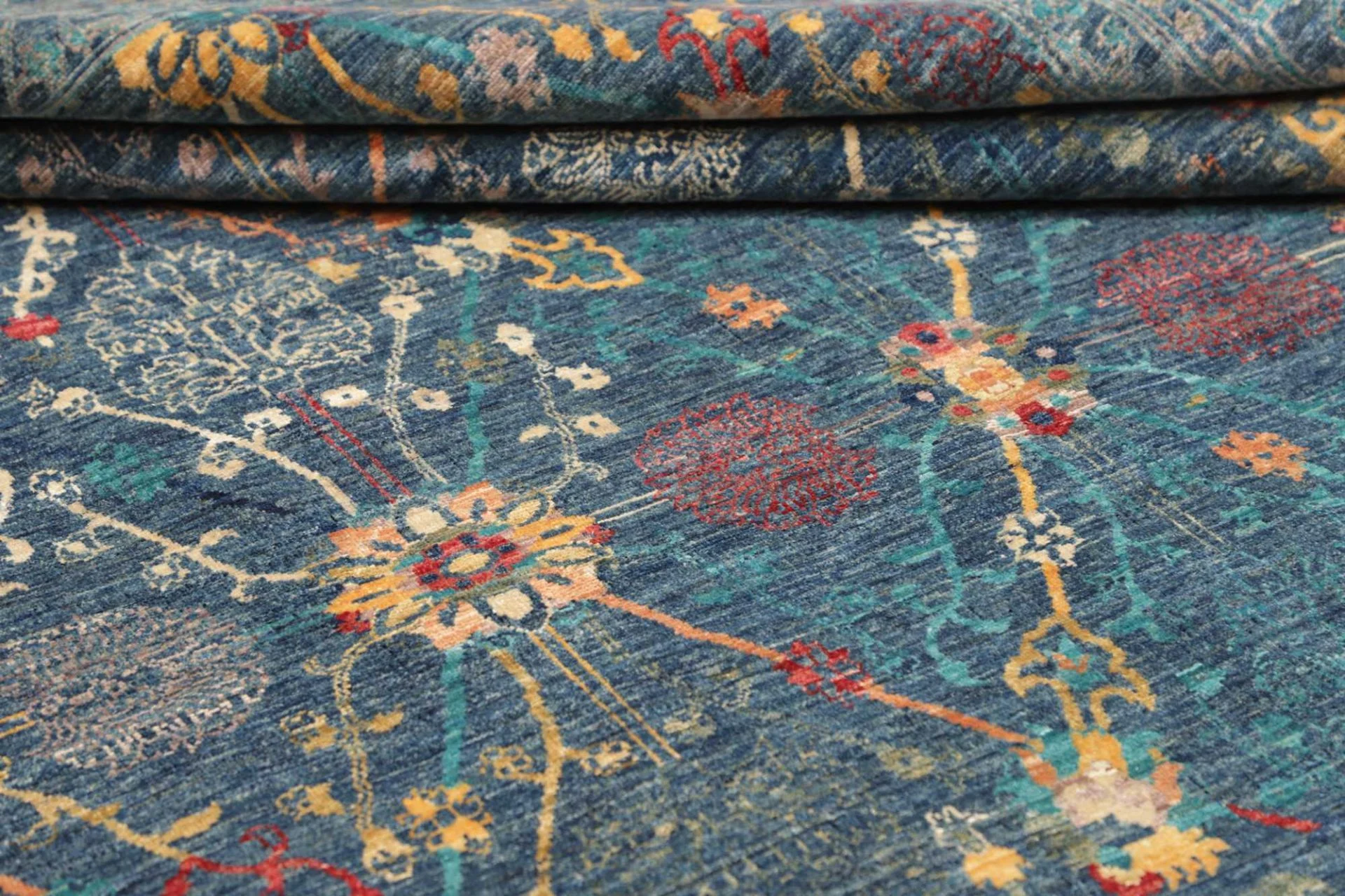 Samarkand Pakistani Rug 203 × 296 cm, Wool, hand-knotted