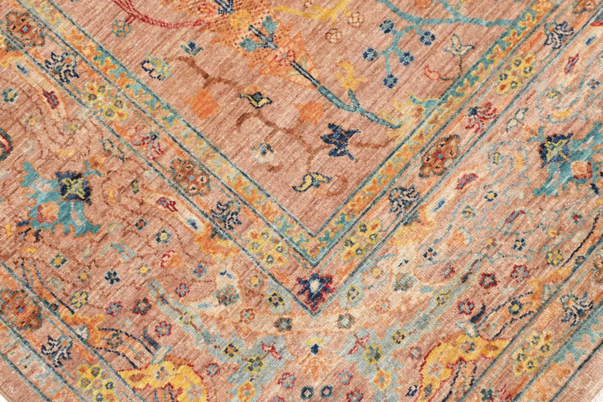 Samarkand Pakistani Rug — hand-knotted, 203 × 292 cm, Wool