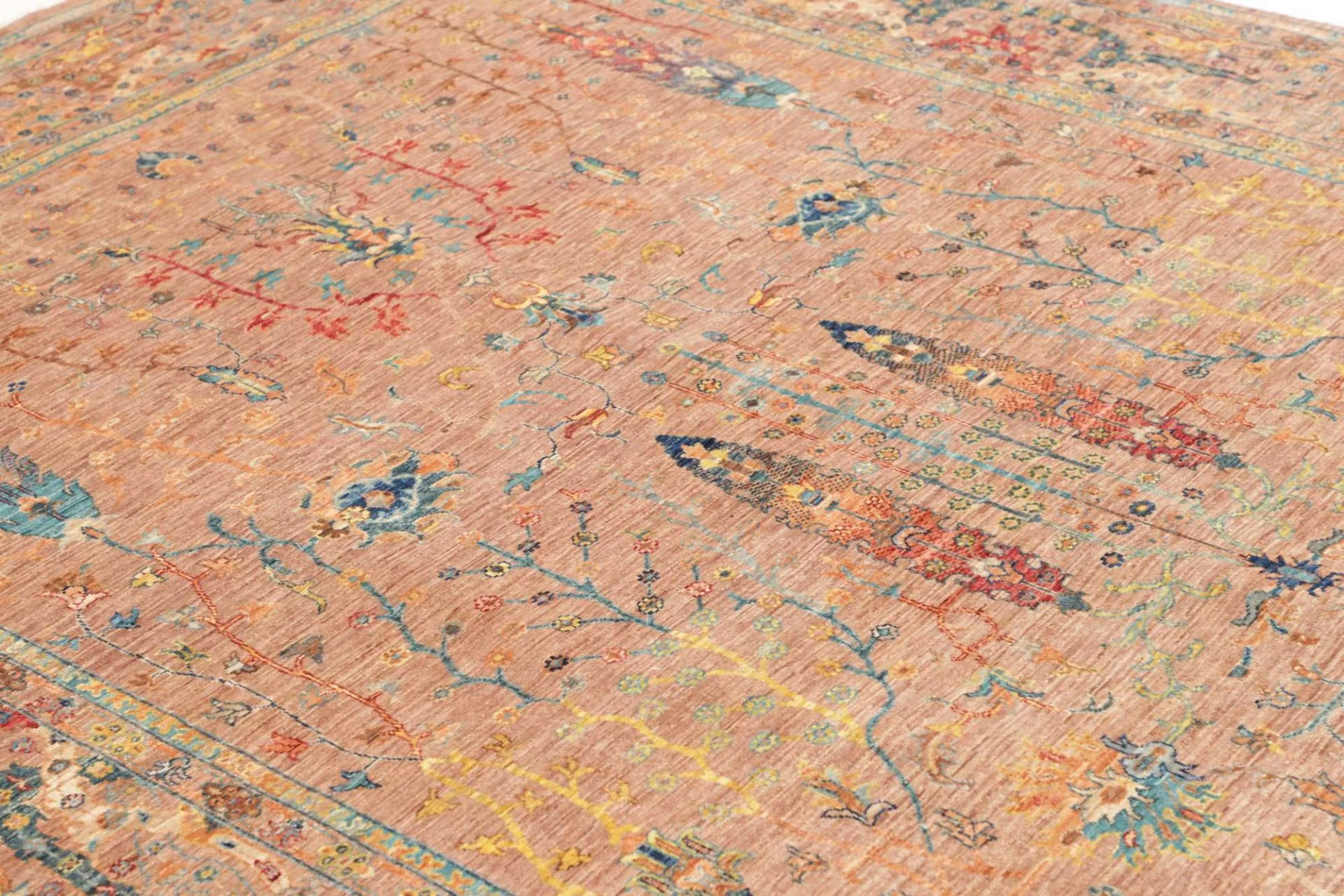 Samarkand Pakistani Rug — hand-knotted, 203 × 292 cm, Wool