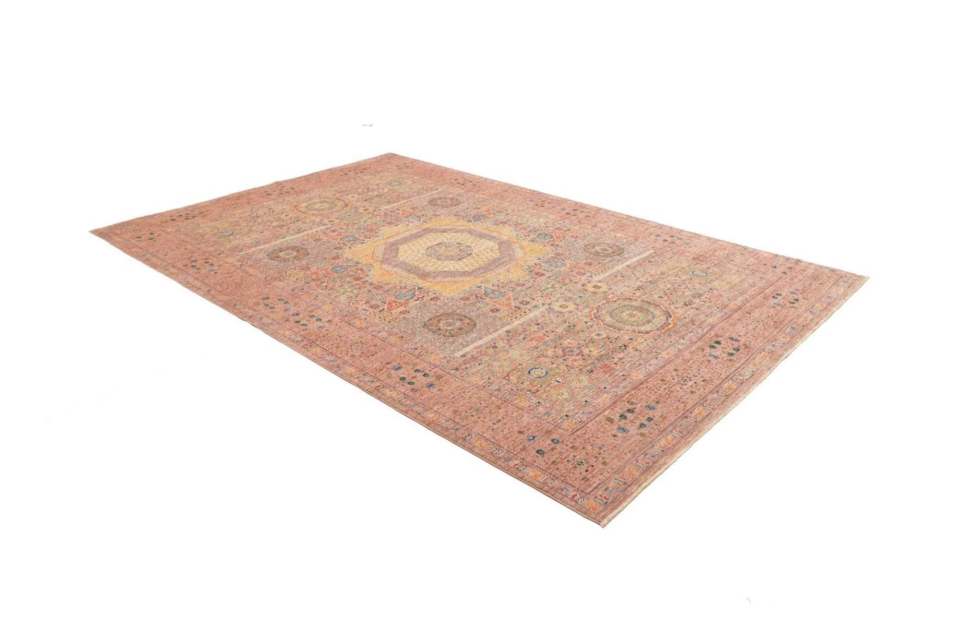 orientteppich-mamluk-206-x-297-cm-schurwolle-handgeknupft-braun-7 Mamluk Pakistani Rug — hand-knotted, 206 × 297 cm, Wool