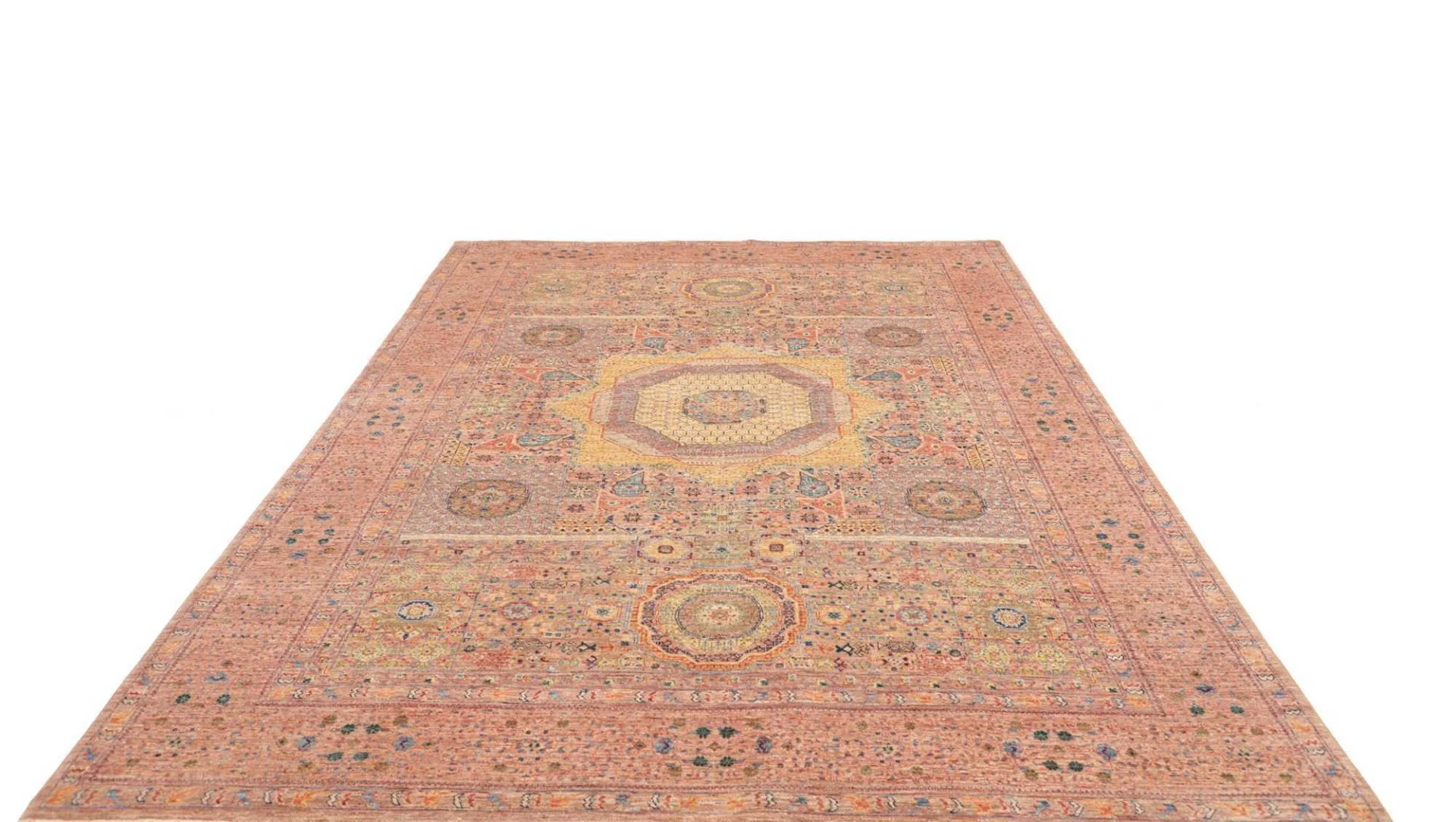 orientteppich-mamluk-206-x-297-cm-schurwolle-handgeknupft-braun-9 Mamluk Pakistani Rug — hand-knotted, 206 × 297 cm, Wool