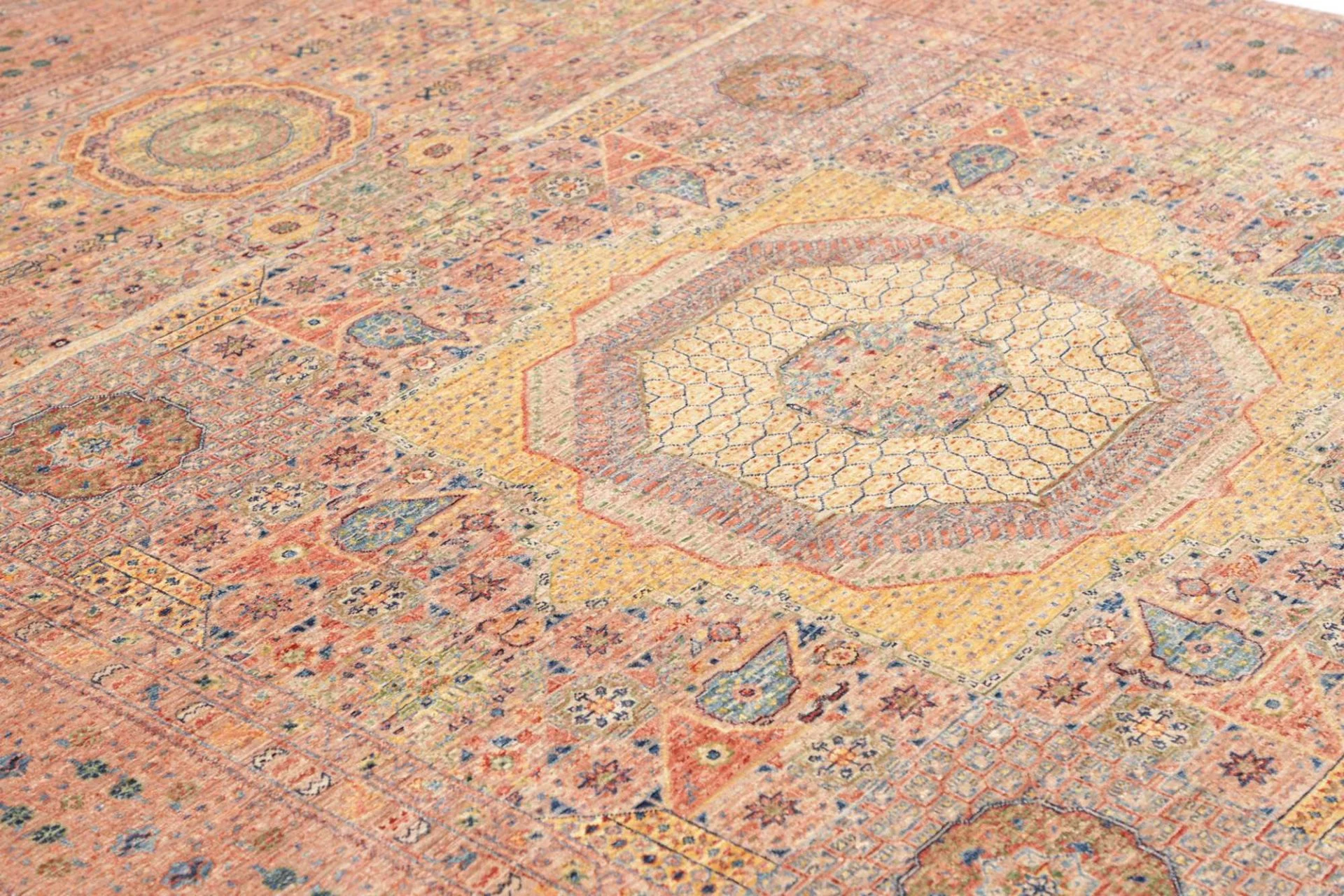 orientteppich-mamluk-206-x-297-cm-schurwolle-handgeknupft-braun-14 Mamluk Pakistani Rug — hand-knotted, 206 × 297 cm, Wool