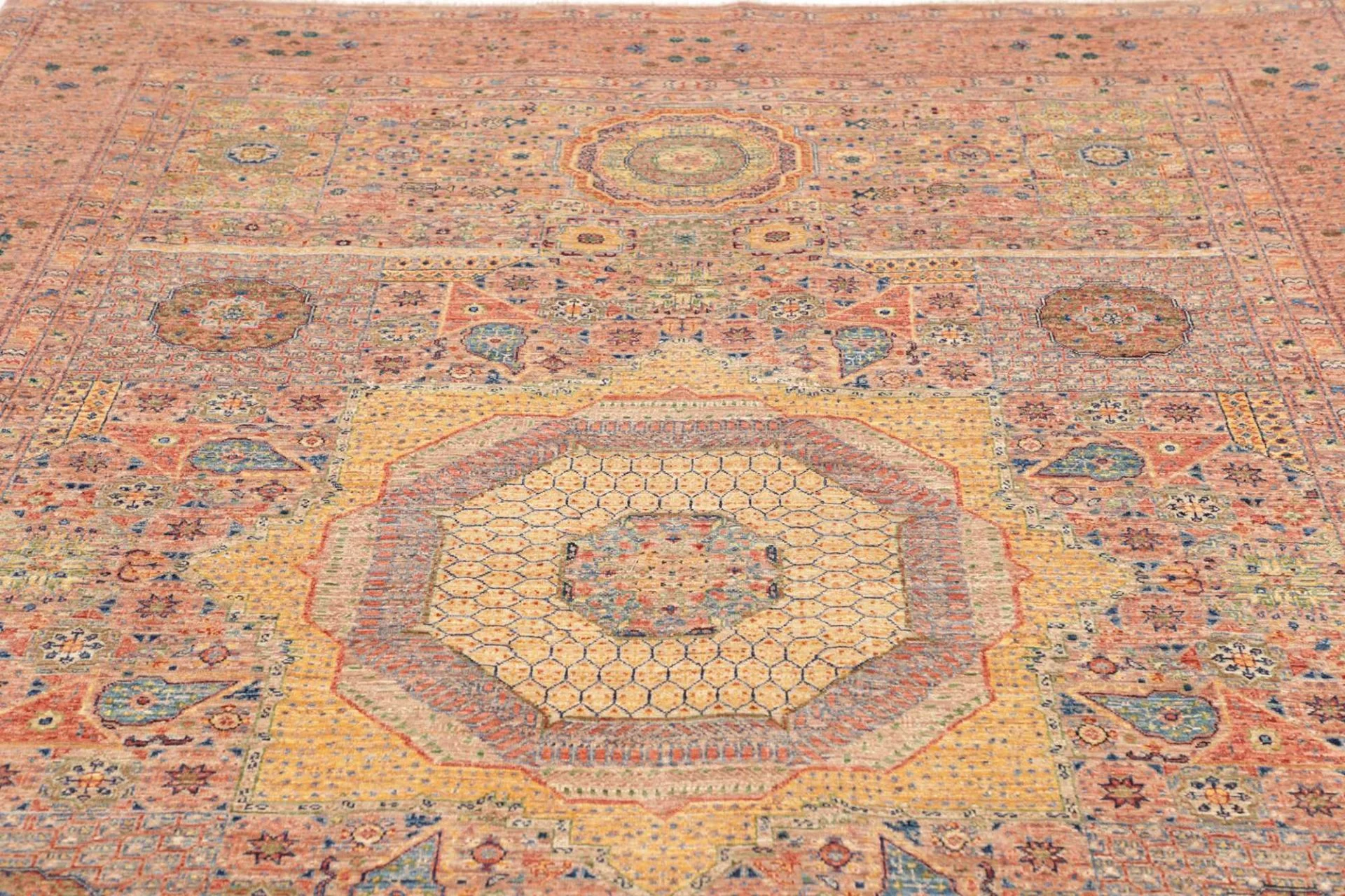 orientteppich-mamluk-206-x-297-cm-schurwolle-handgeknupft-braun-16 Mamluk Pakistani Rug — hand-knotted, 206 × 297 cm, Wool