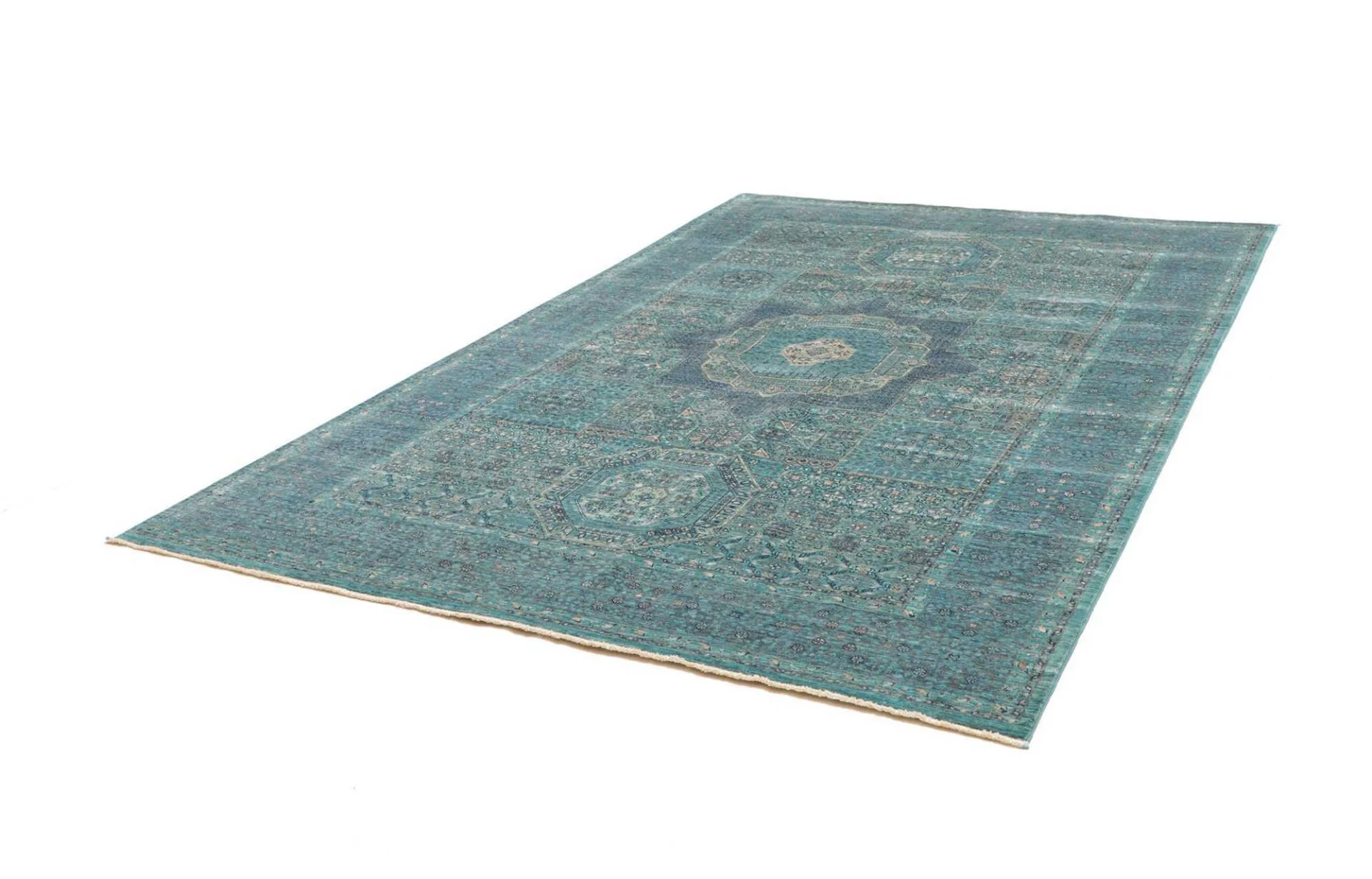 orientteppich-mamluk-205-x-294-cm-schurwolle-handgeknupft-grau-5 Hand-Knotted Wool Mamluk Pakistani Rug, 205 × 294 cm