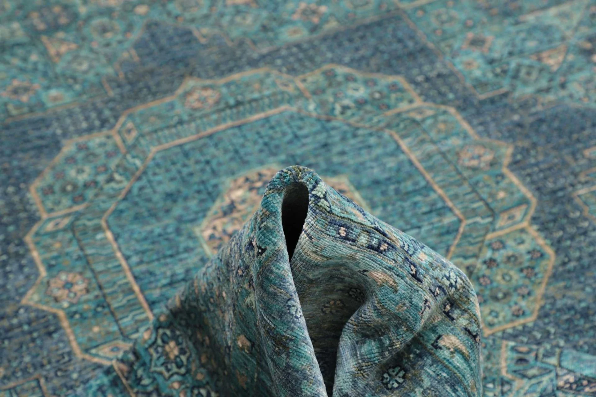 orientteppich-mamluk-205-x-294-cm-schurwolle-handgeknupft-grau-18 Hand-Knotted Wool Mamluk Pakistani Rug, 205 × 294 cm