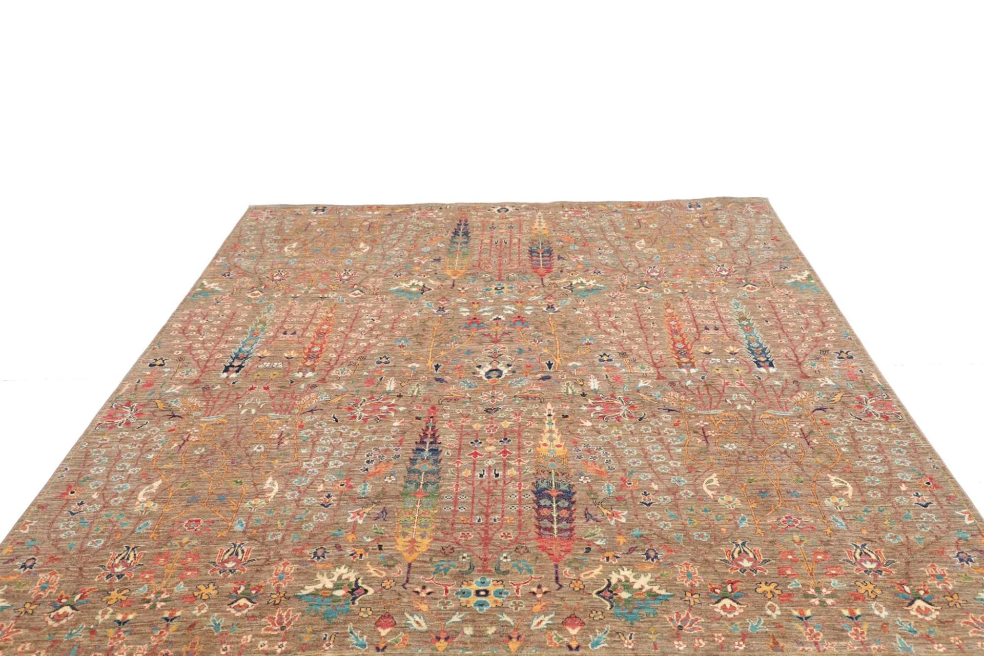 Samarkand Pakistani Rug 202 × 243 cm, Wool, hand-knotted