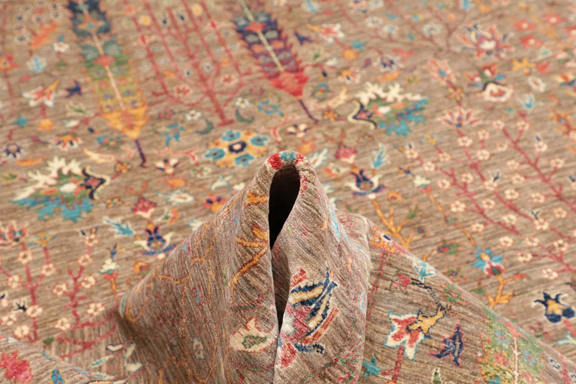 Samarkand Pakistani Rug 202 × 243 cm, Wool, hand-knotted