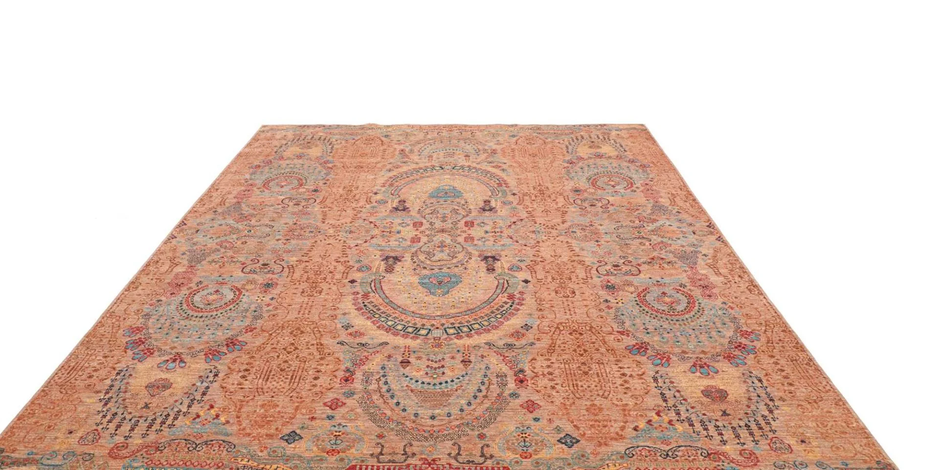 Samarkand Pakistani Rug 249 × 308 cm, Wool, hand-knotted