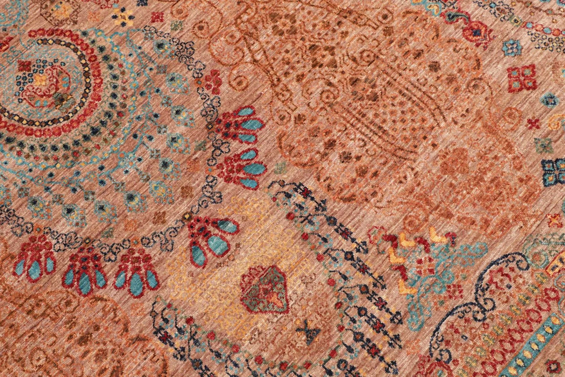 Samarkand Pakistani Rug 249 × 308 cm, Wool, hand-knotted