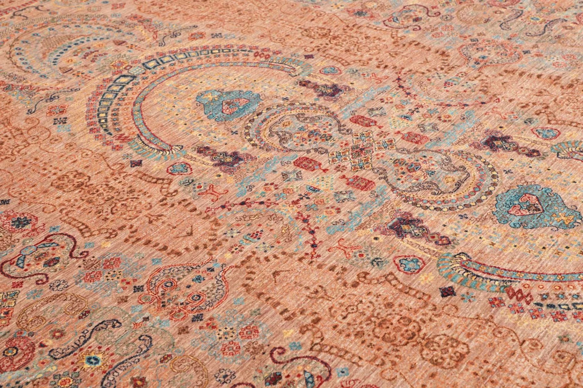 Samarkand Pakistani Rug 249 × 308 cm, Wool, hand-knotted