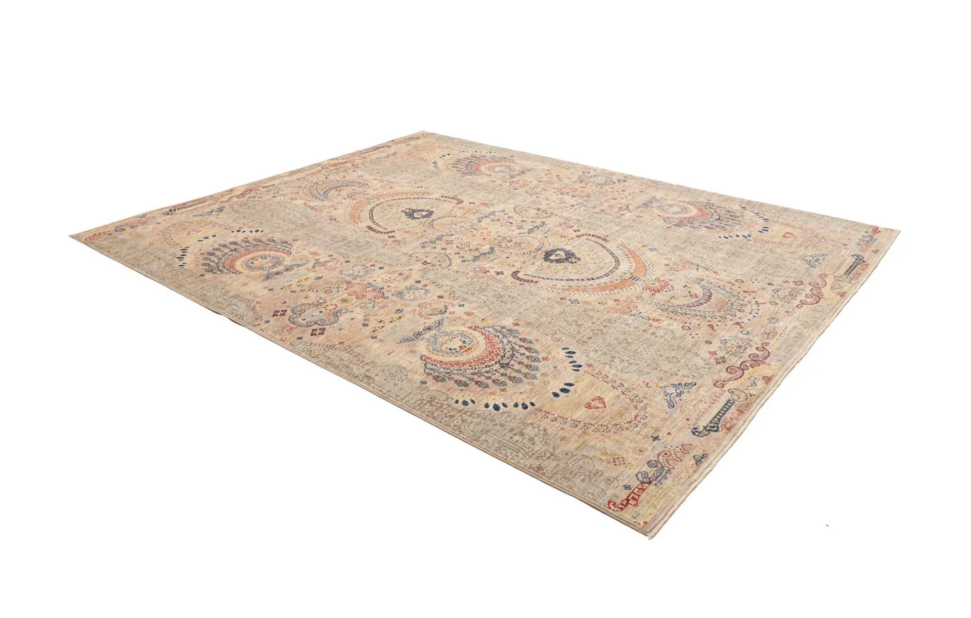 Samarkand Pakistani Rug — hand-knotted, 243 × 303 cm, Wool