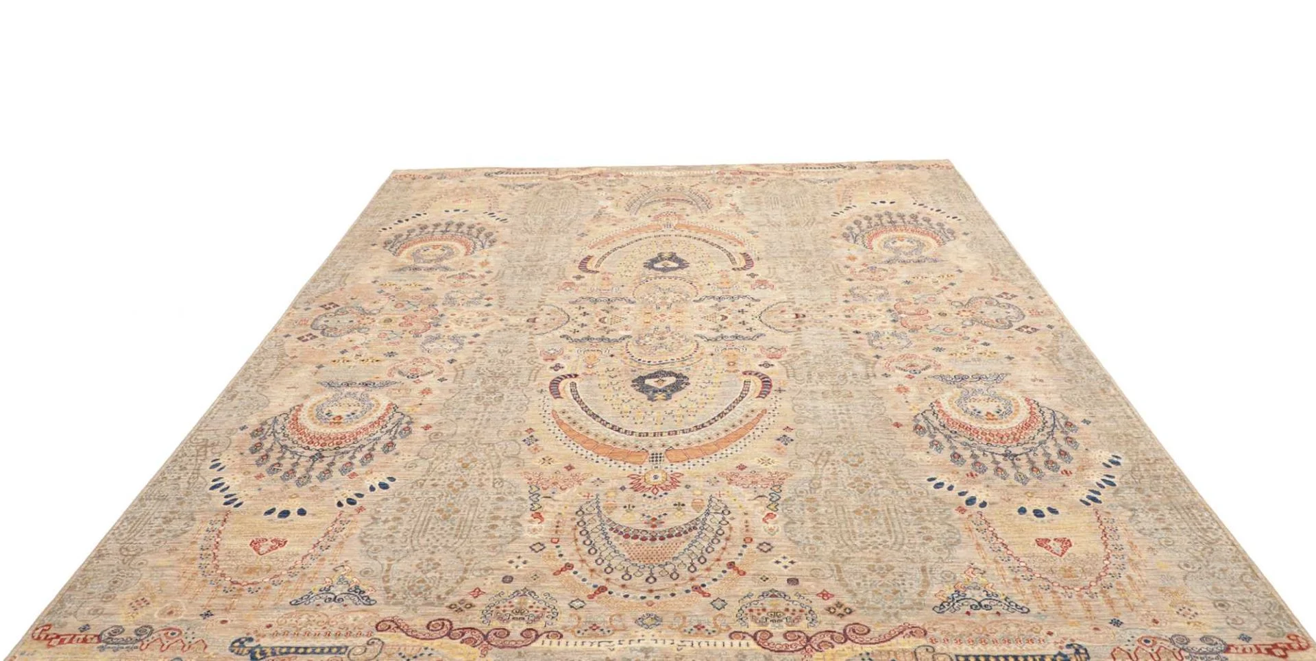 Samarkand Pakistani Rug — hand-knotted, 243 × 303 cm, Wool