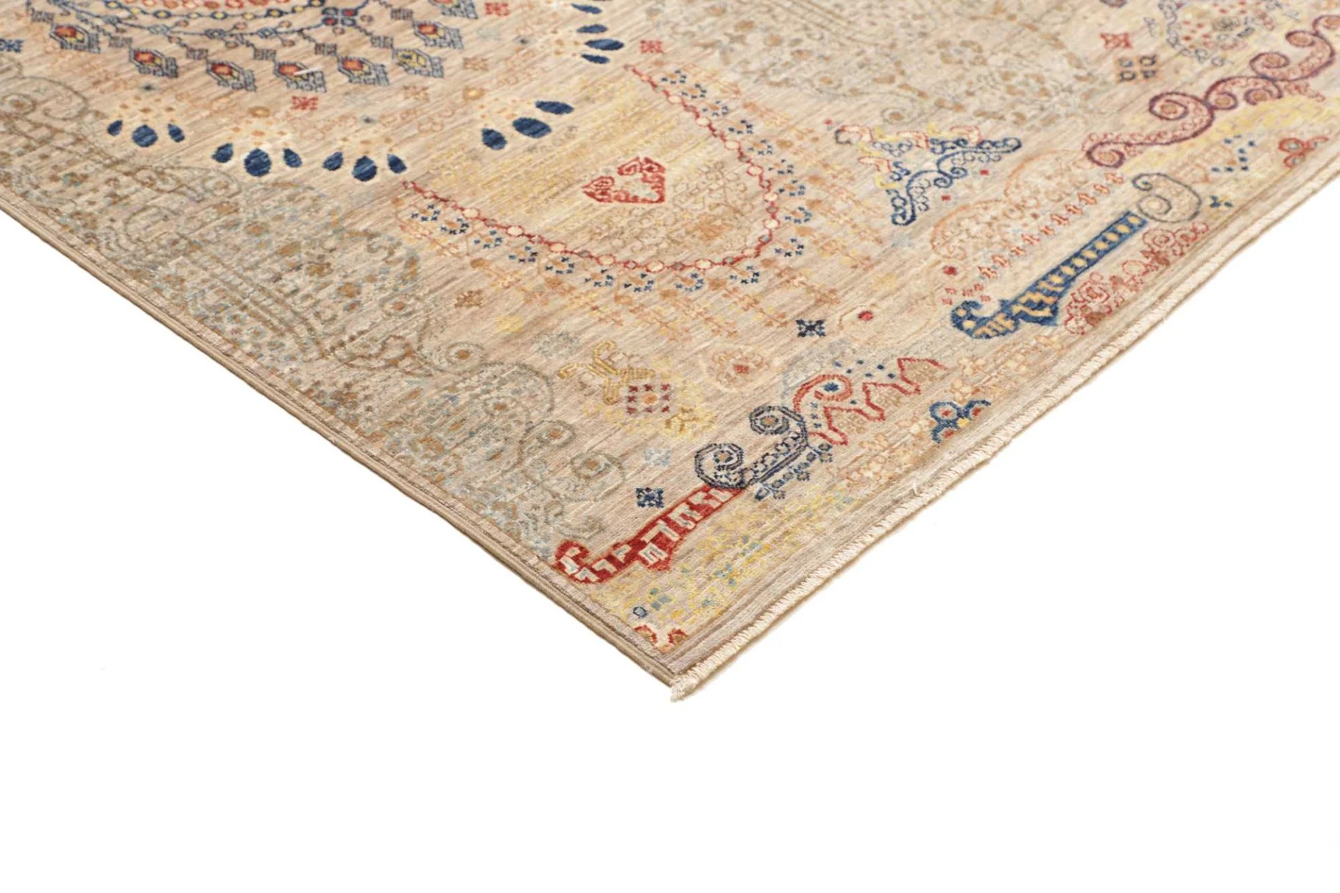 Samarkand Pakistani Rug — hand-knotted, 243 × 303 cm, Wool